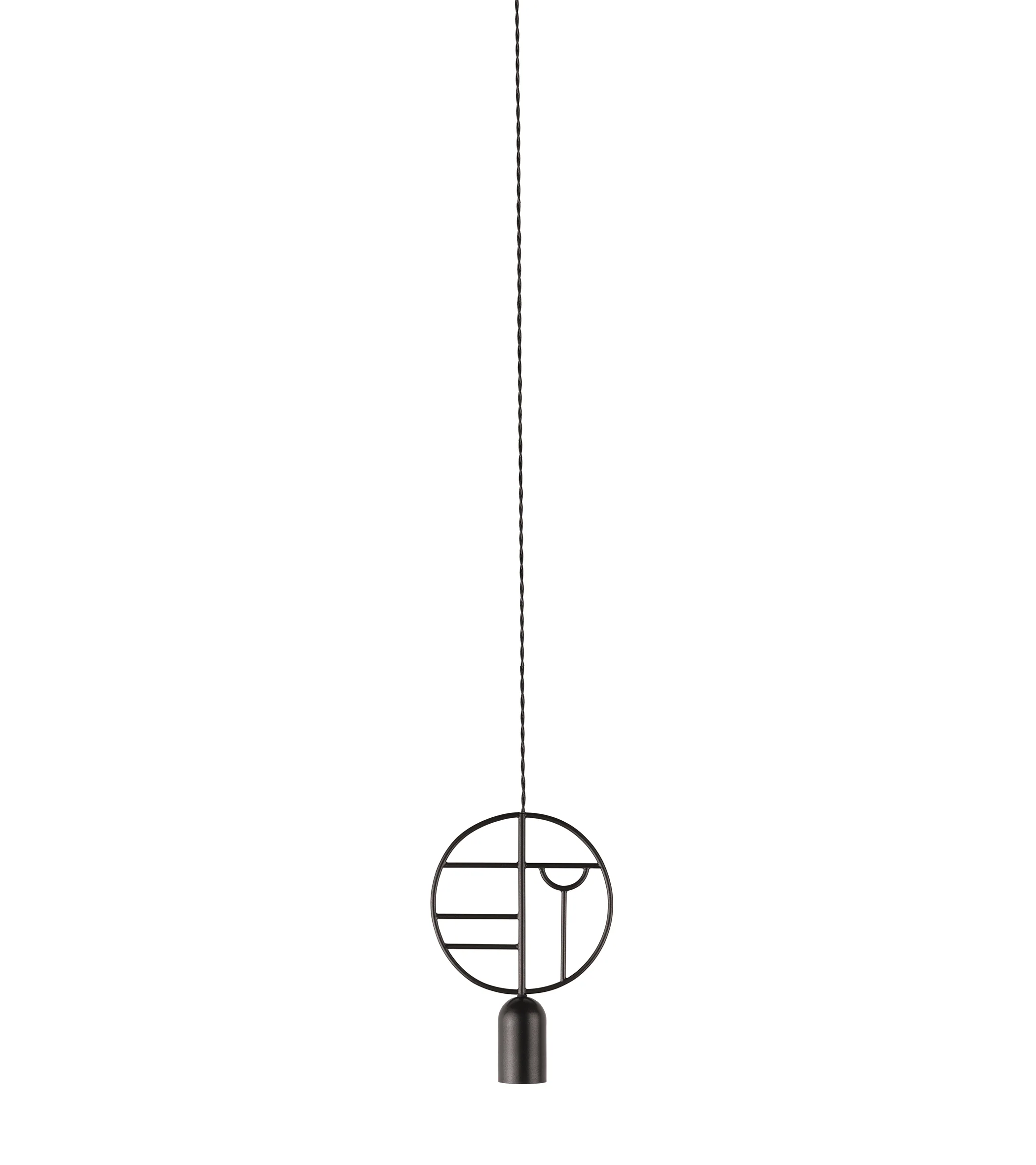 Lampa wisząca WOODEN DOTS WD01 grafitowy - Image 3