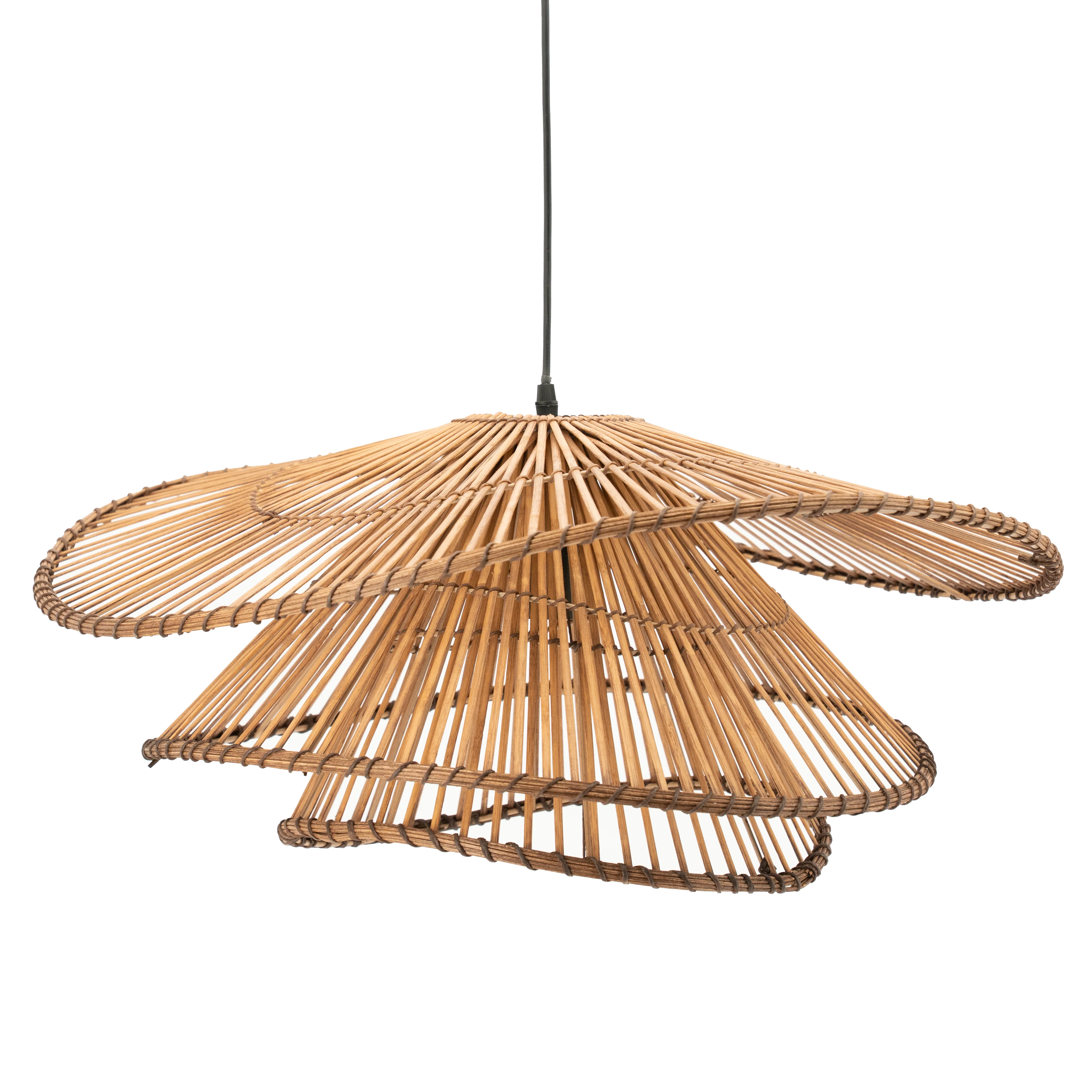 Lampa wisząca YARIN bambus - Image 3