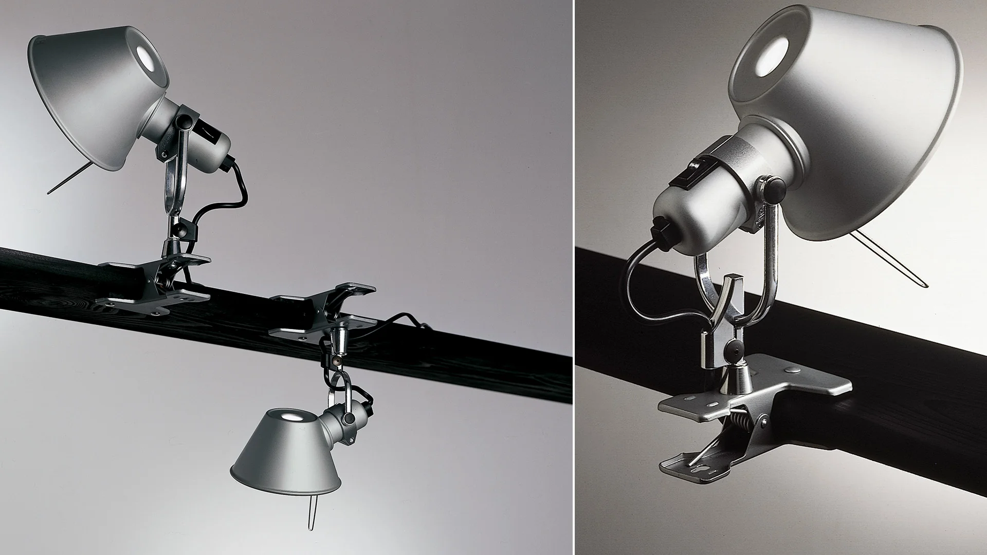 Lampa z klipsem TOLOMEO PINZA aluminium - Image 2