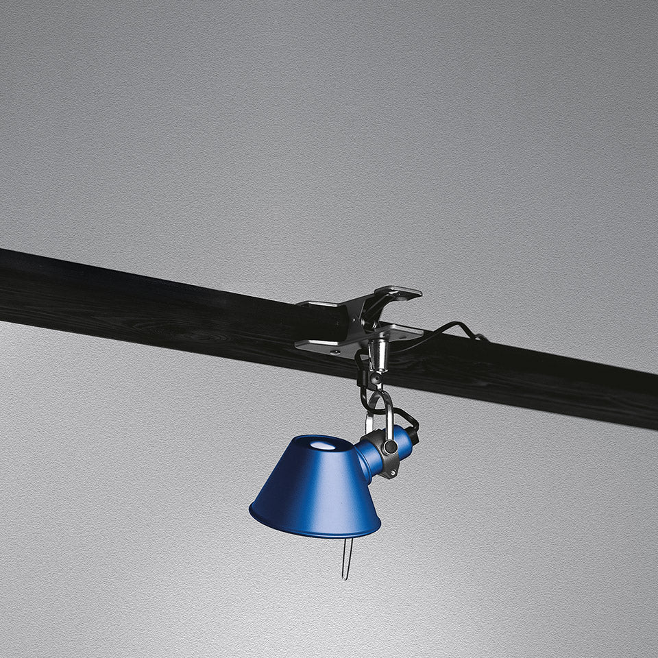 Lampa z klipsem TOLOMEO PINZA MICRO niebieski - Image 2