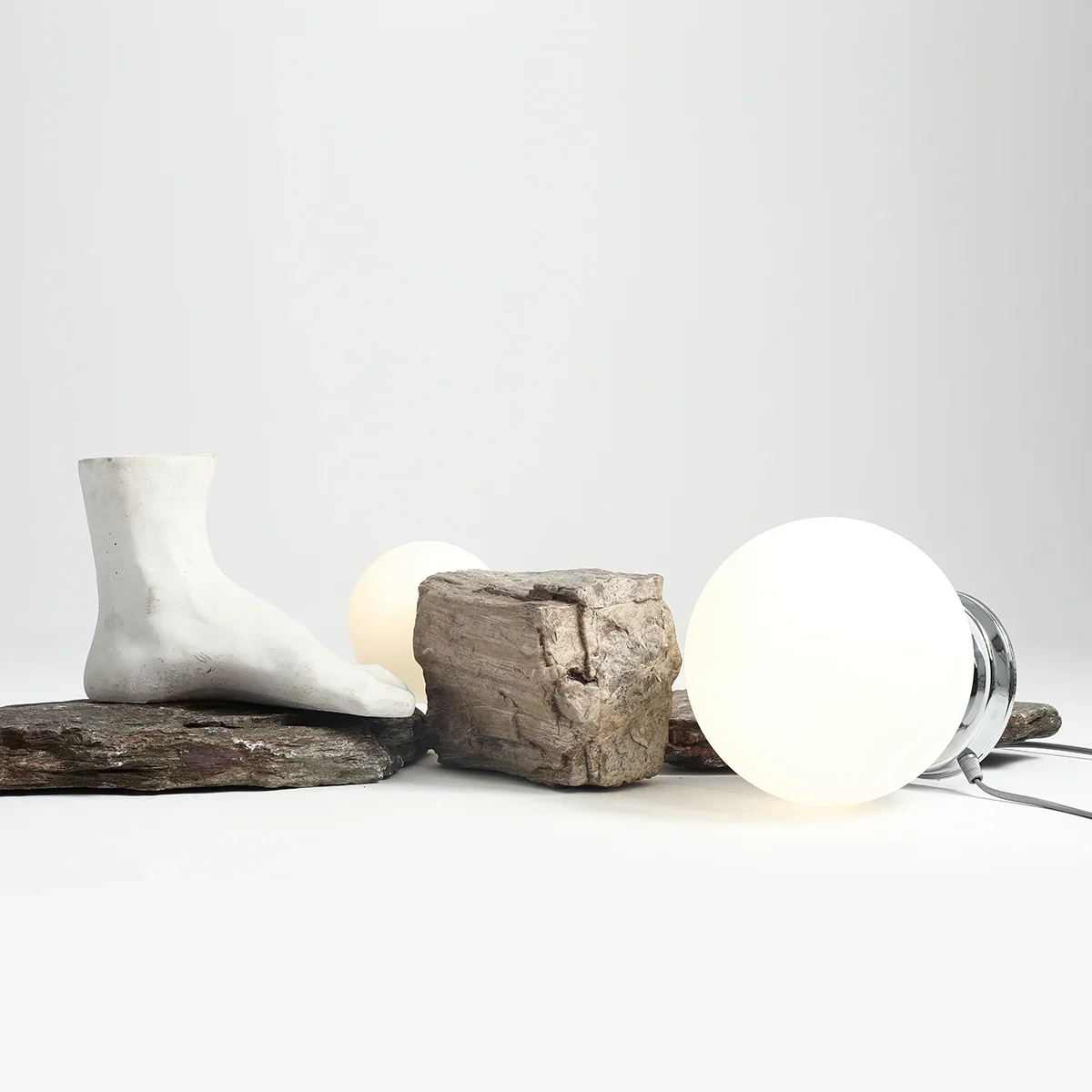 Lampa stołowa BALL chromowany - Image 8