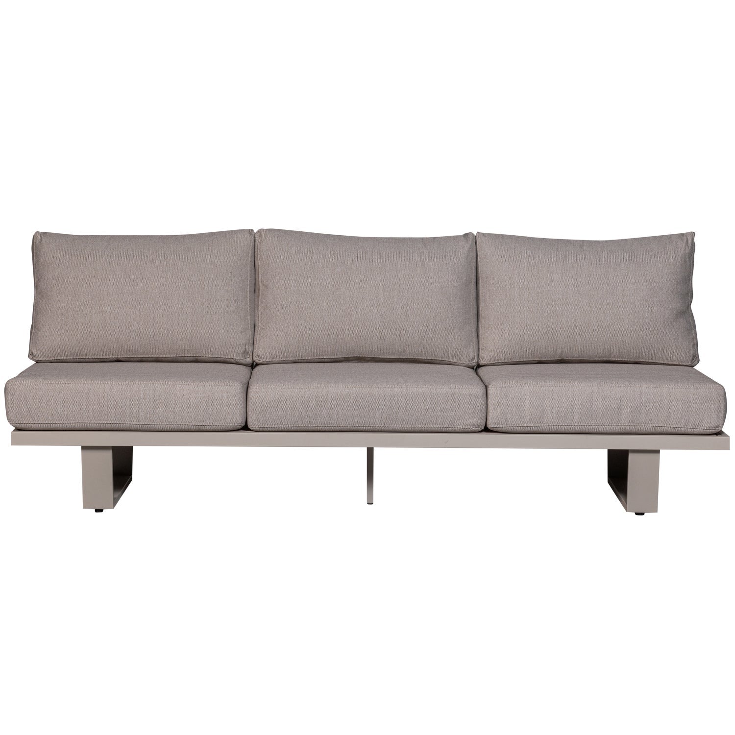 Sofa ogrodowa 3-osobowa BEAR piaskowy szary - Image 3