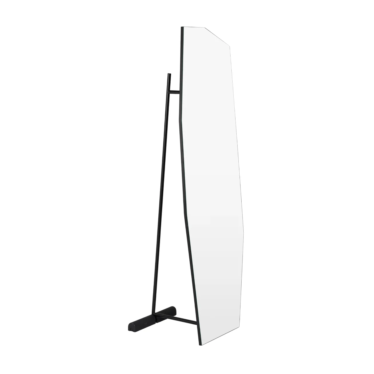 Lustro stojące SHARD FREE STANDING czarna ramka