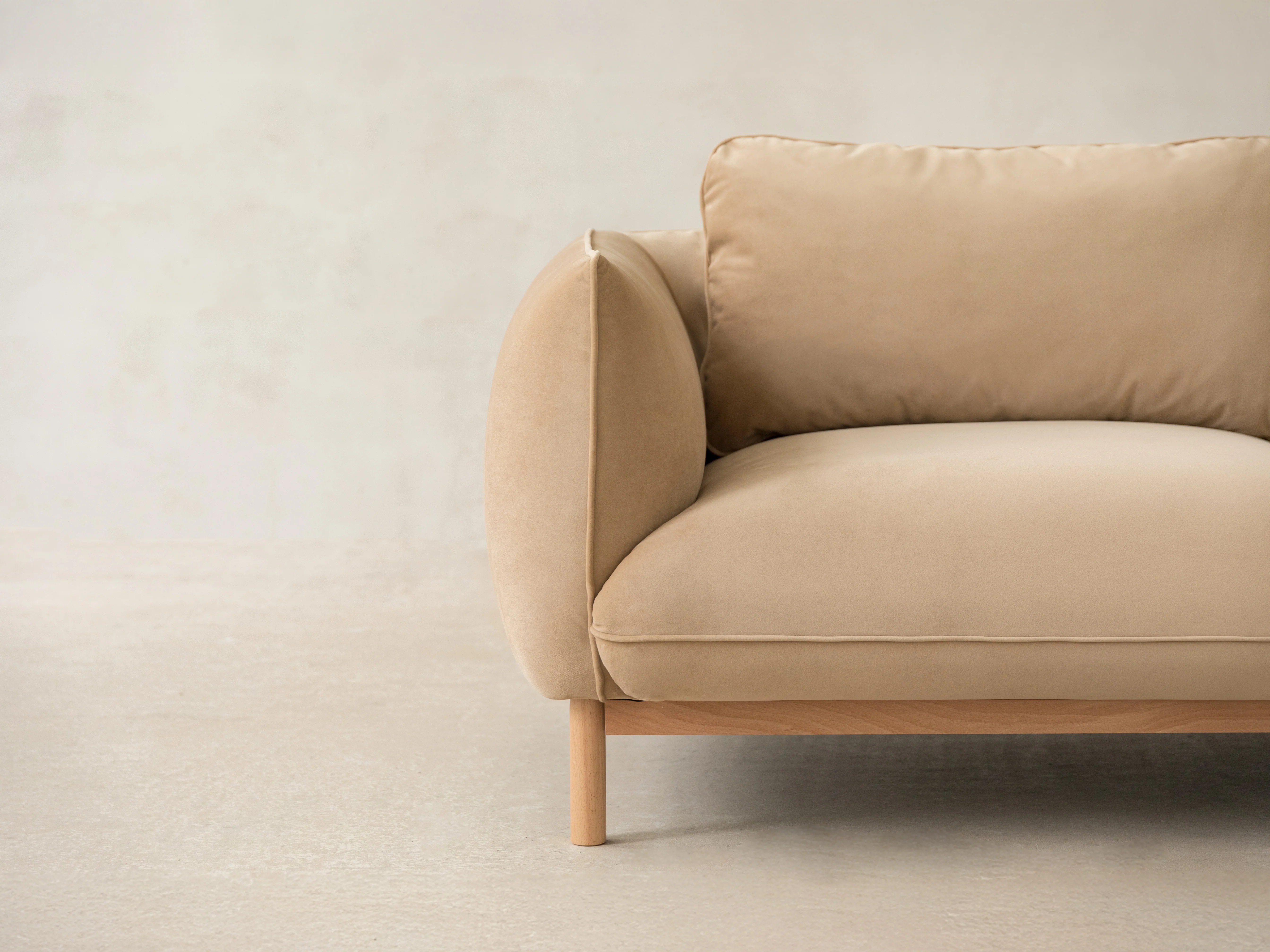 Sofa aksamitna 4-osobowa ADA granat królewski - Image 11
