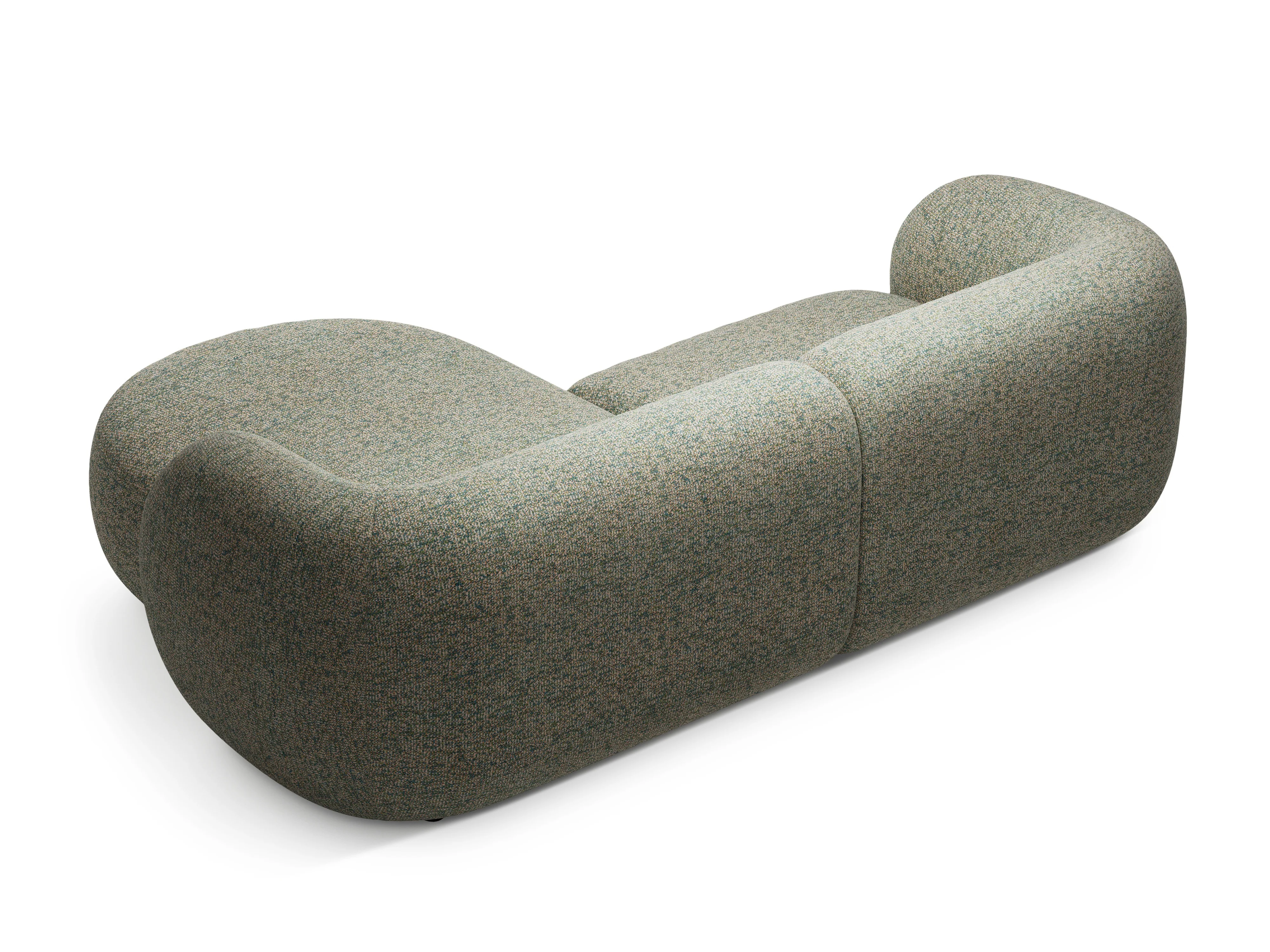Narożnik prawostronny 2-osobowy KATE jasnozielony melanż - Image 3