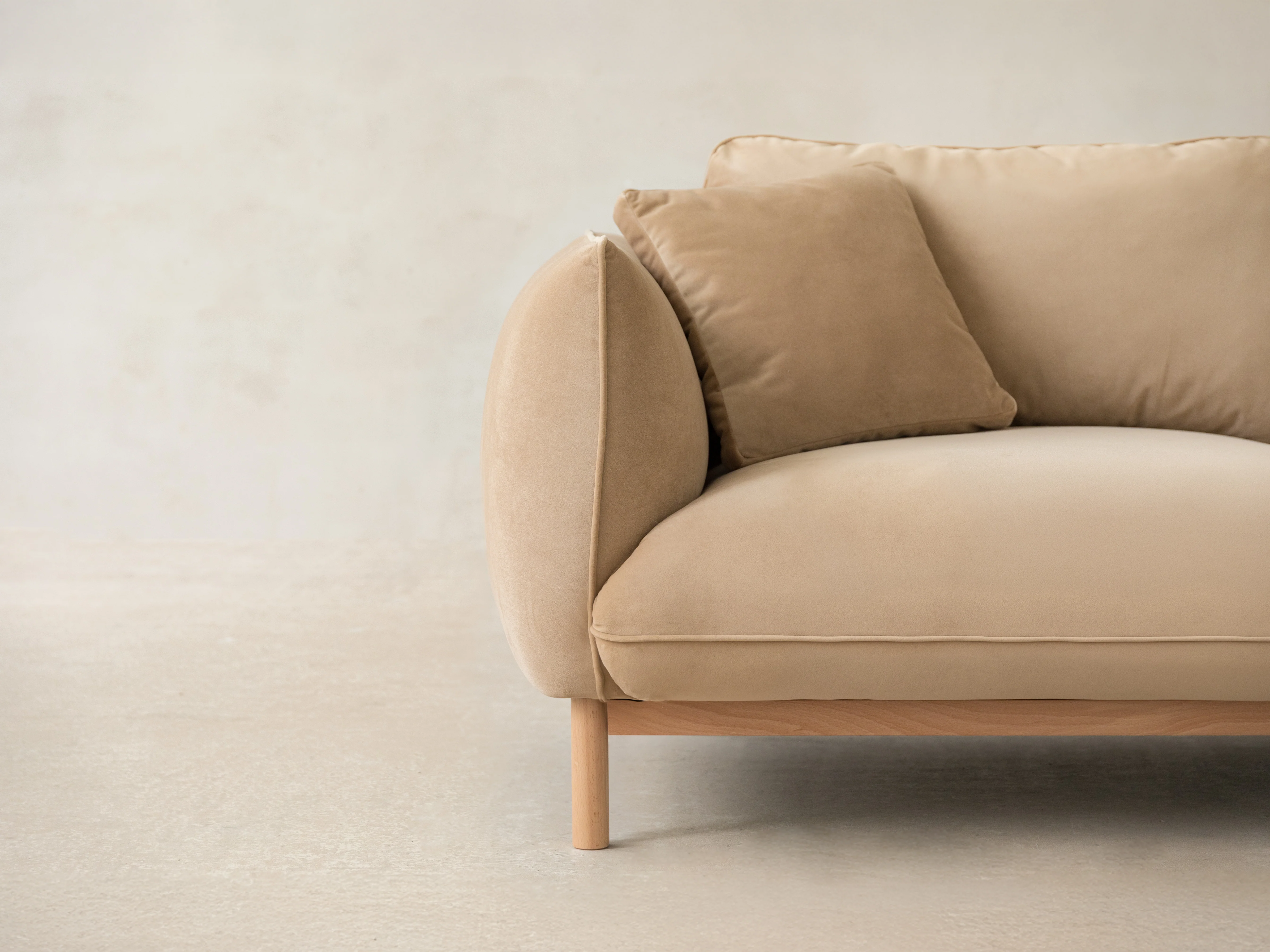 Sofa 3-osobowa ADA kość słoniowa szenil - Image 11