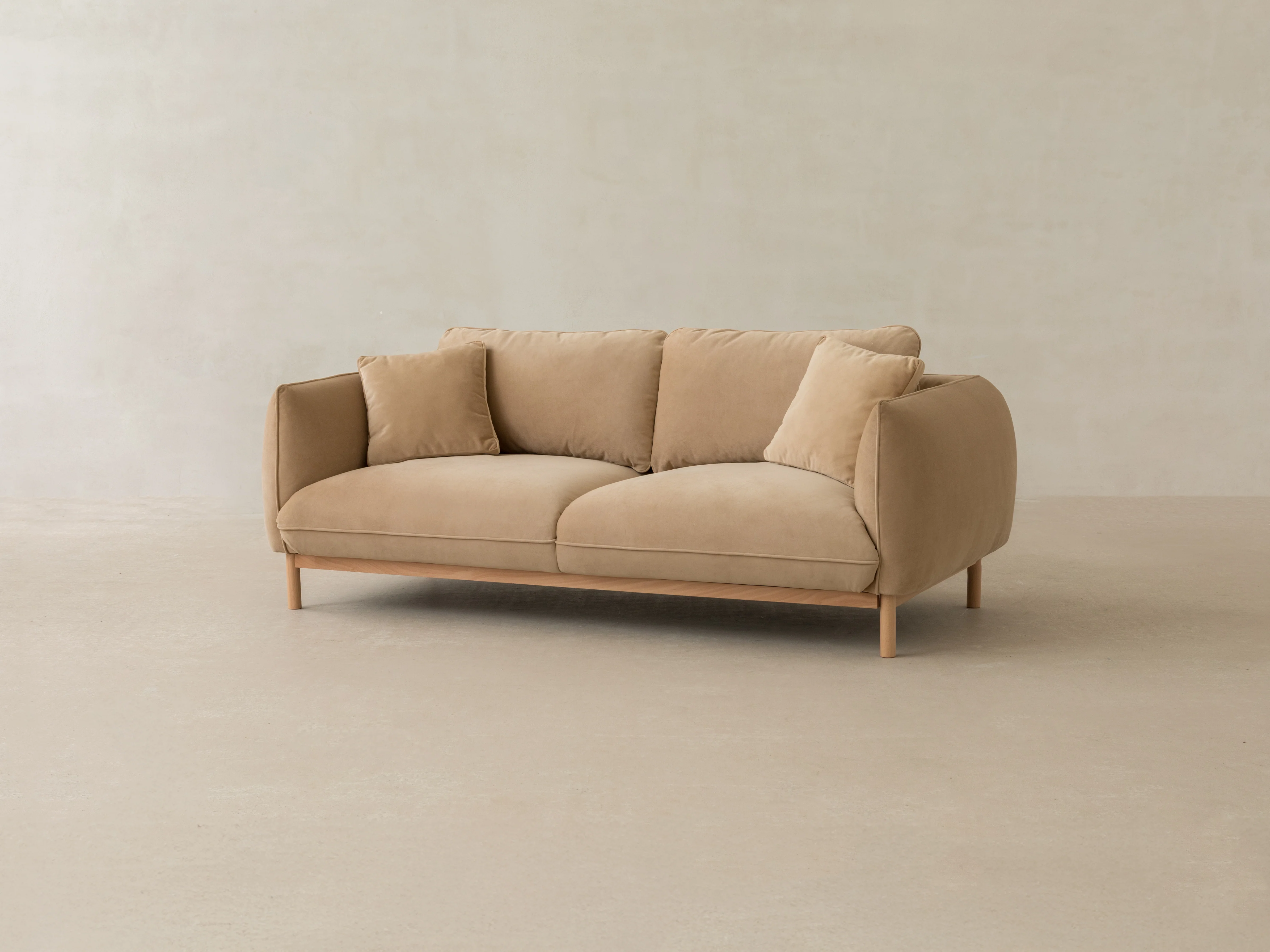 Sofa 3-osobowa ADA kość słoniowa szenil - Image 8