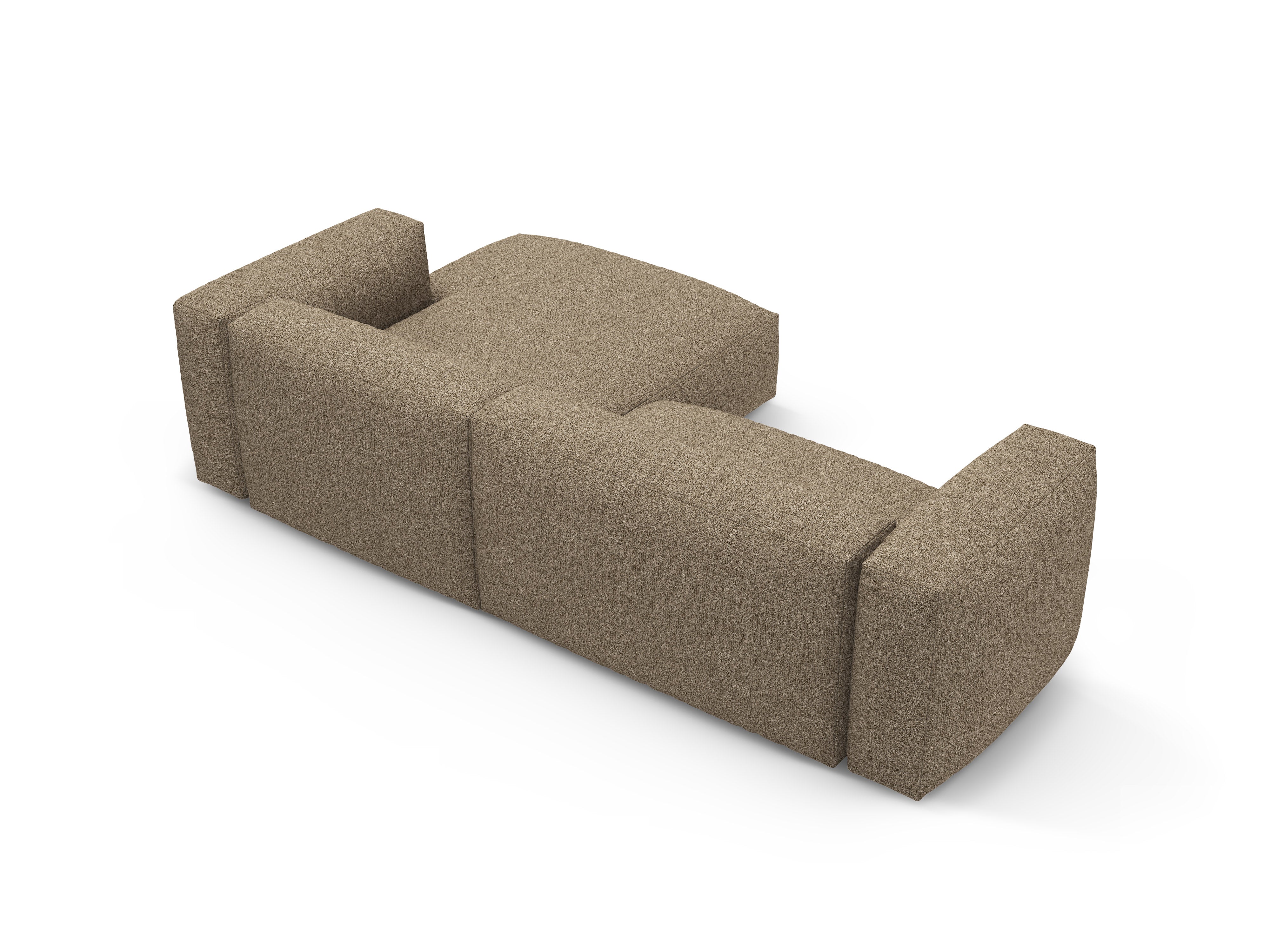 Narożnik prawostronny z funkcją spania MARTINA cappuccino boucle - Image 5