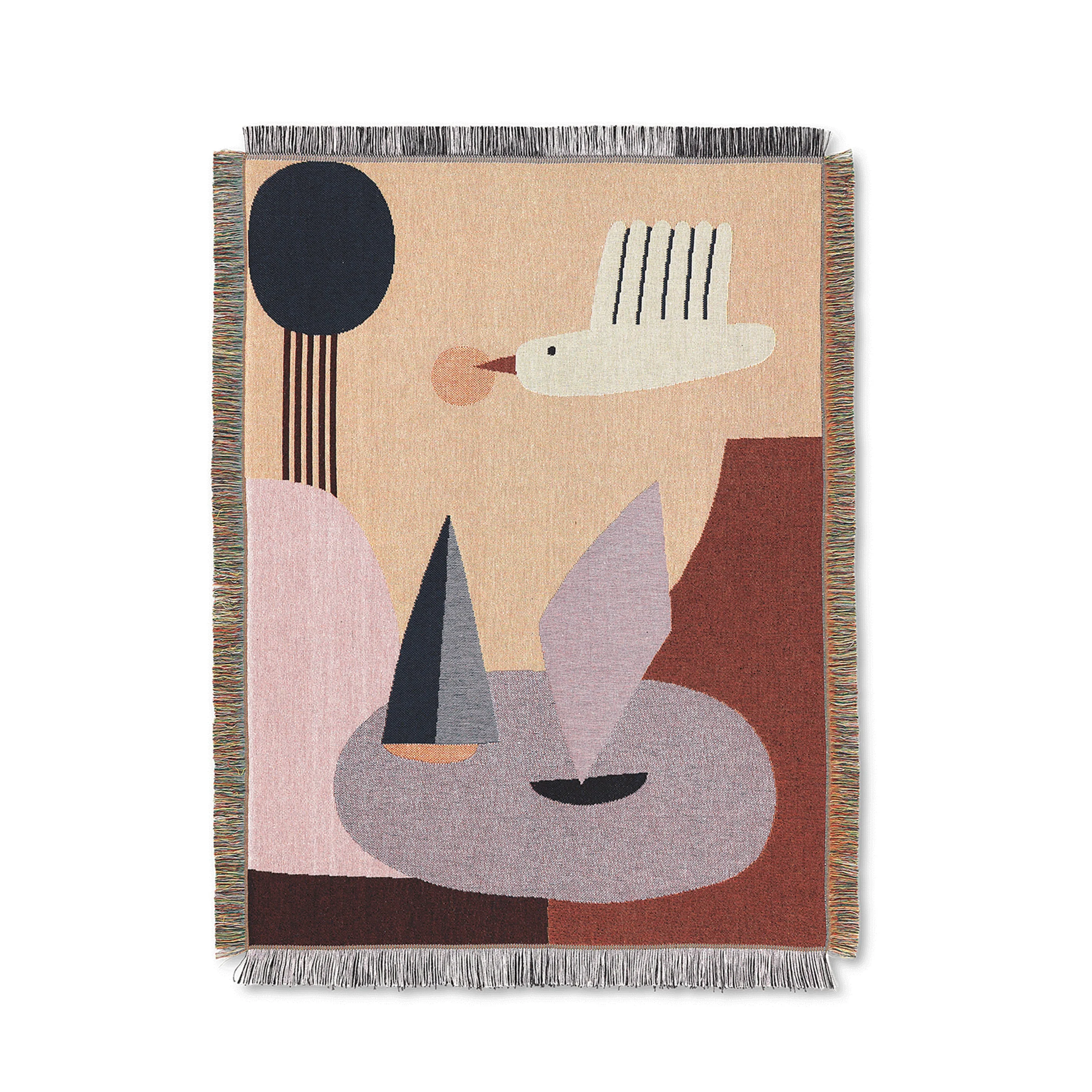 Narzuta BIRD TAPESTRY bawełna organiczna