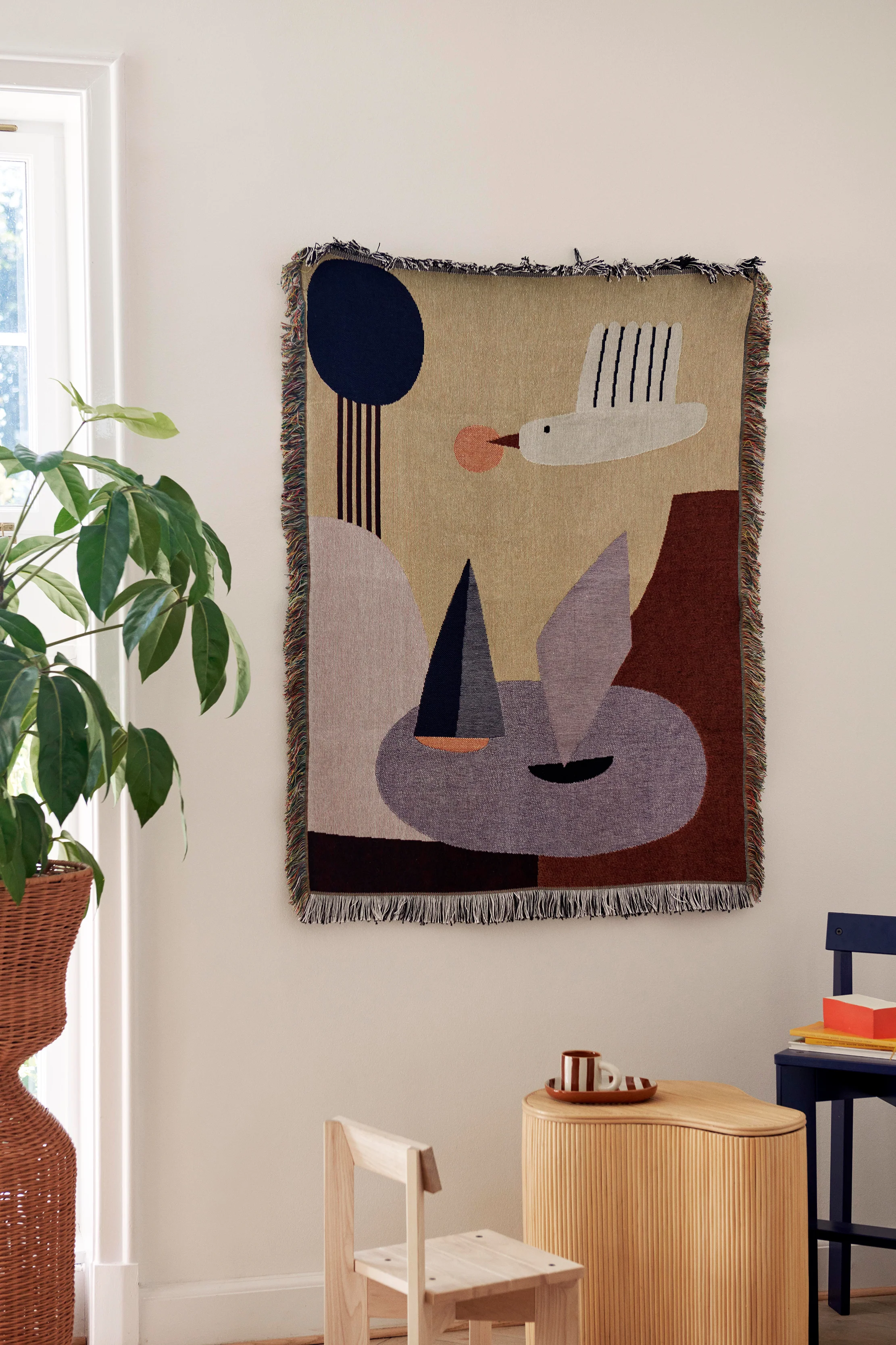 Narzuta BIRD TAPESTRY bawełna organiczna - Image 2