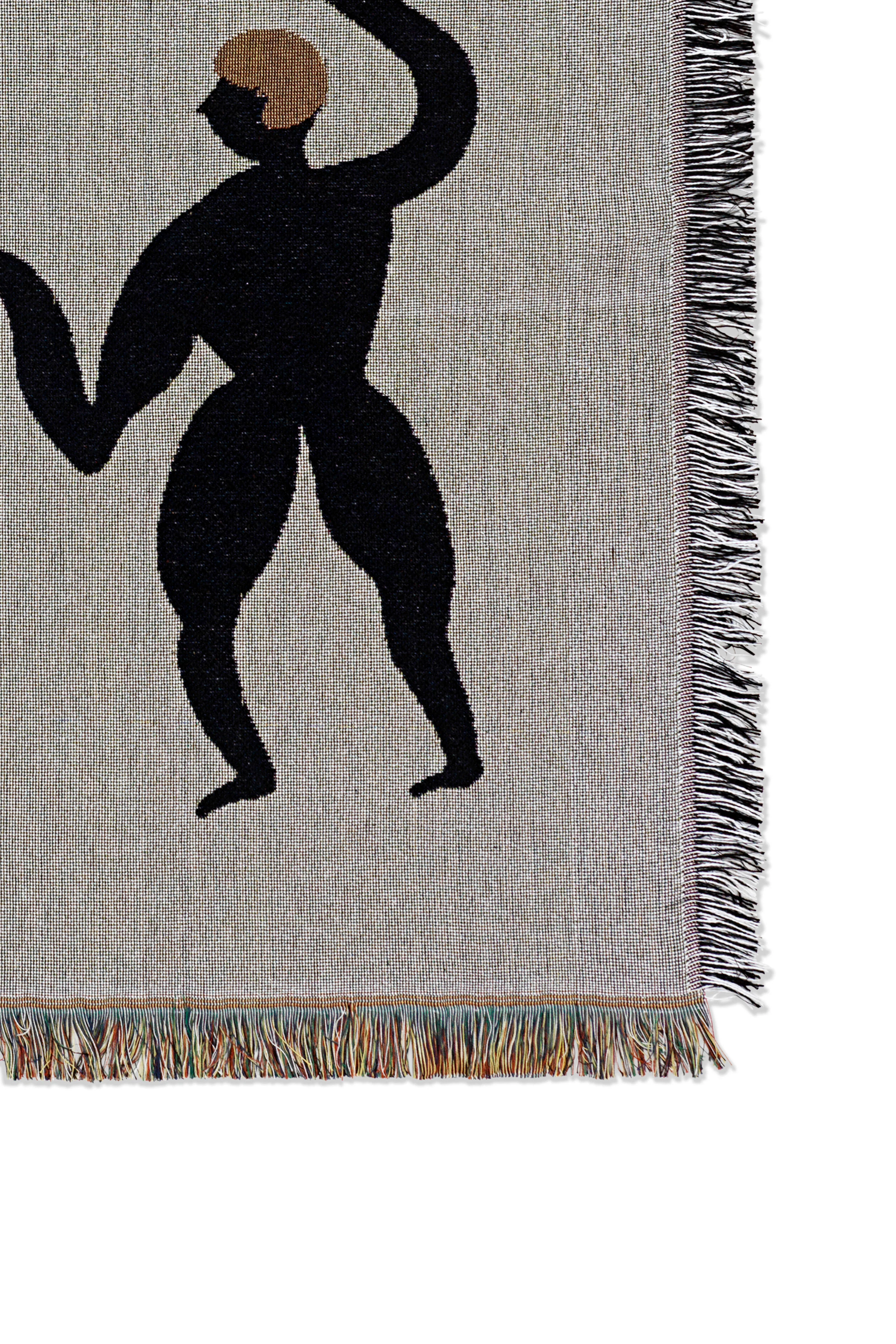 Narzuta FREE TAPESTRY jasnoszary z brązowym - Image 3