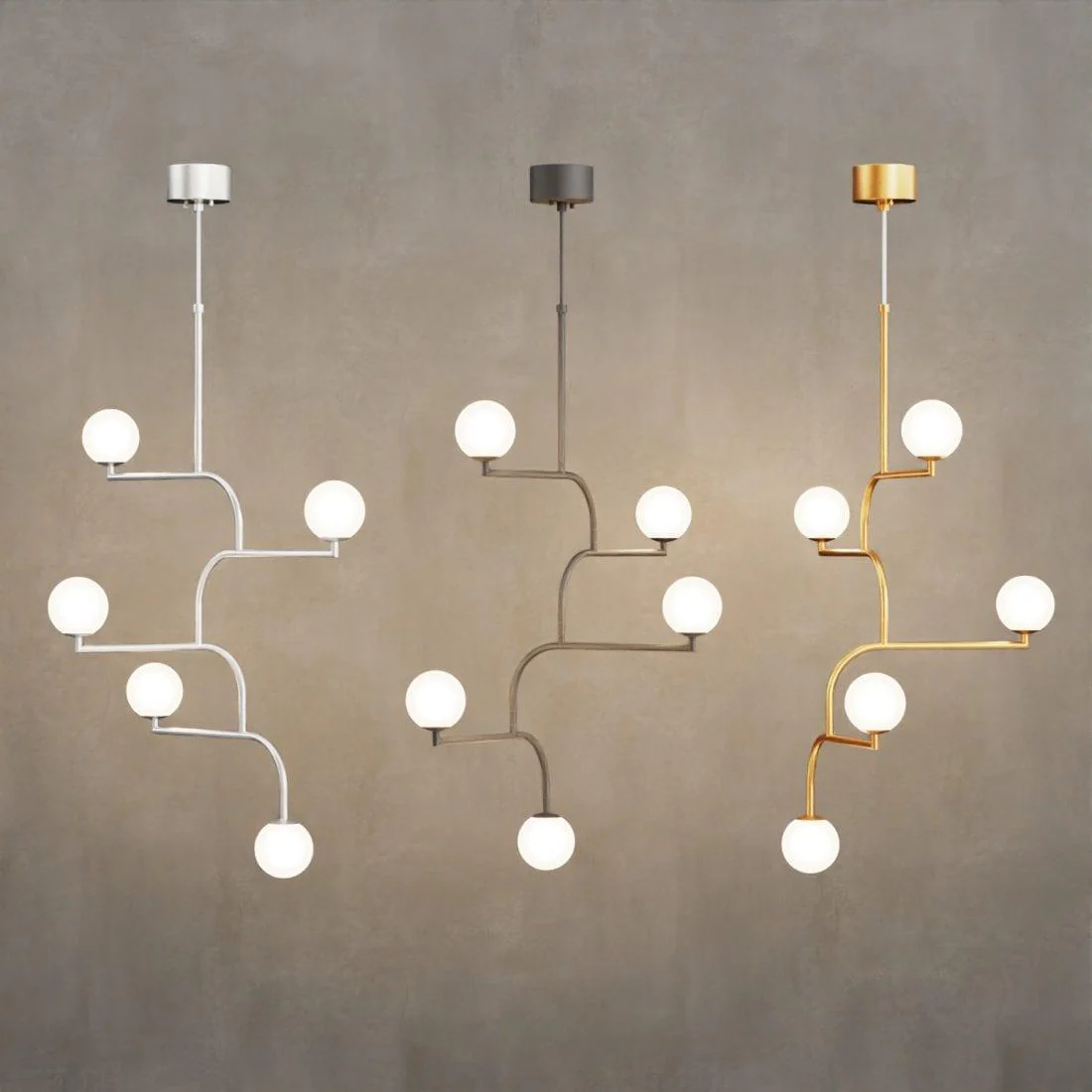 Lampa wisząca MOBIL GRAND nikiel - Image 3