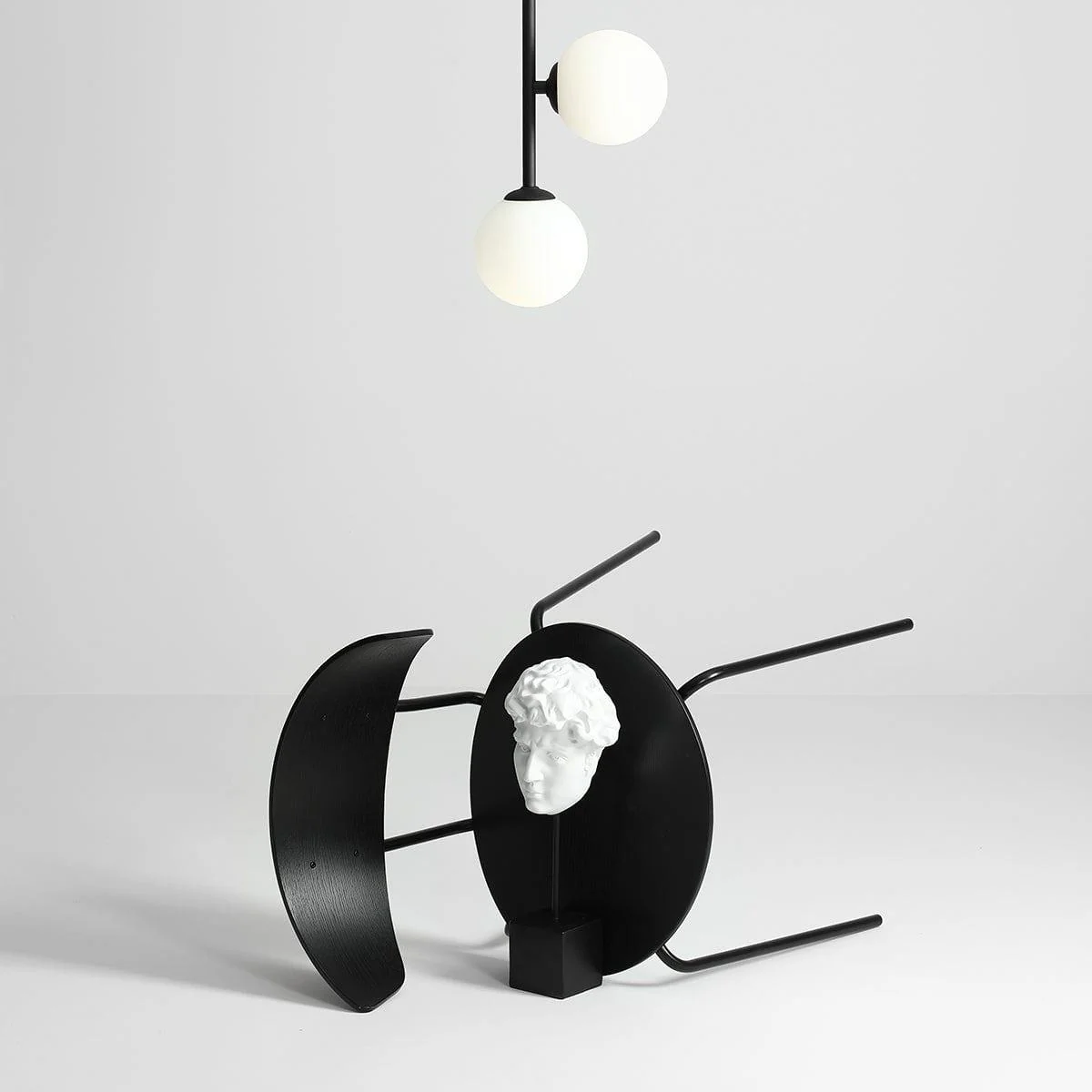 Lampa sufitowa trzypunktowa LIBRA czarny - Image 4