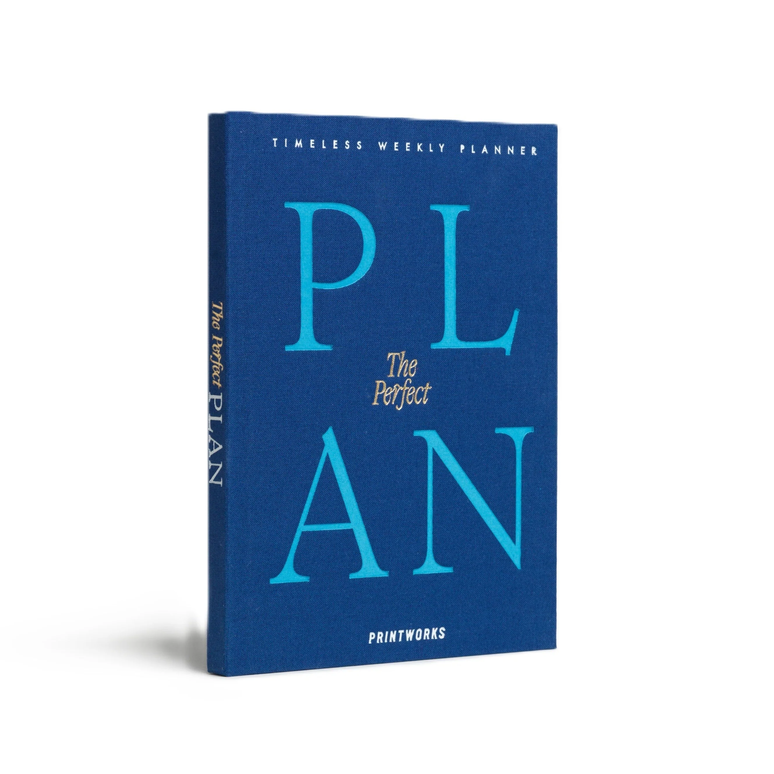 Planer tygodniowy THE PERFECT PLAN granatowy z niebieskim