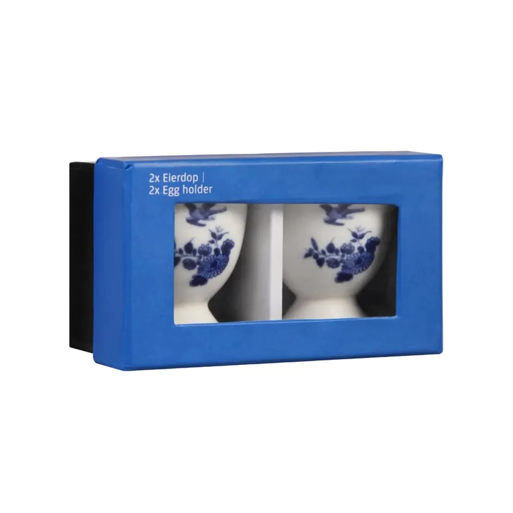 Kieliszki do jajek DELFTWARE biały z niebieskim - Image 4