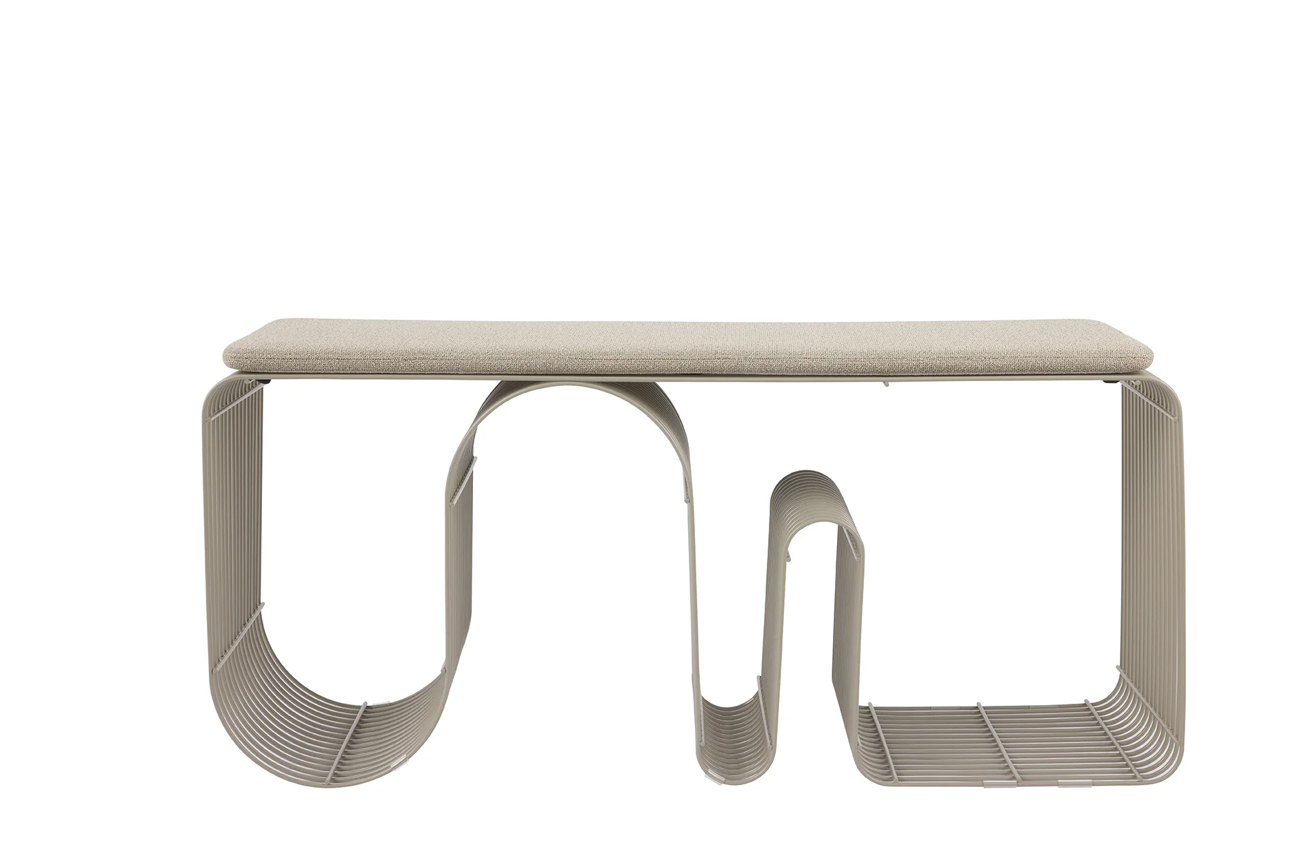 Poduszka siedziskowa CURVA taupe bouclé - Image 4