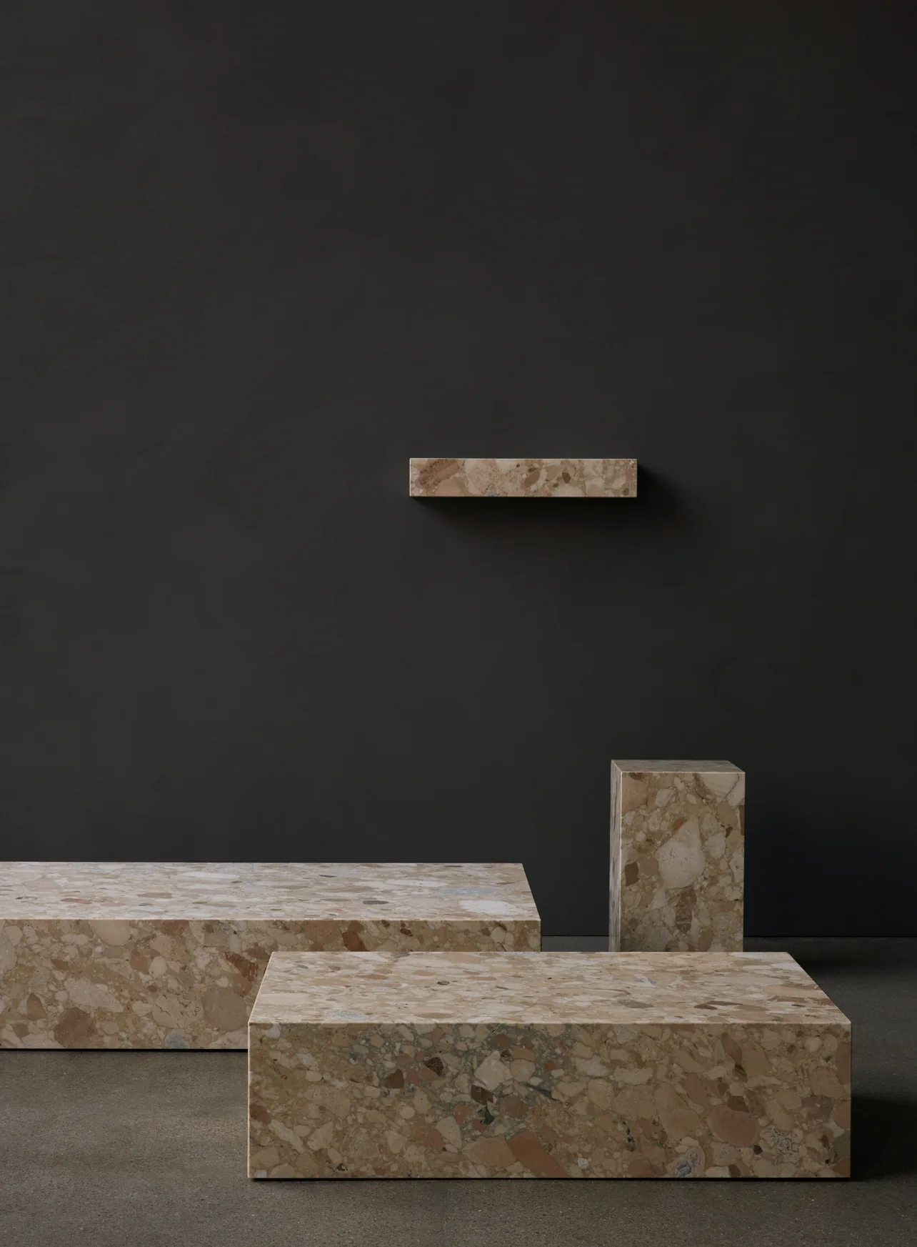 Półka wisząca PLINTH piaskowy kamień - Image 3