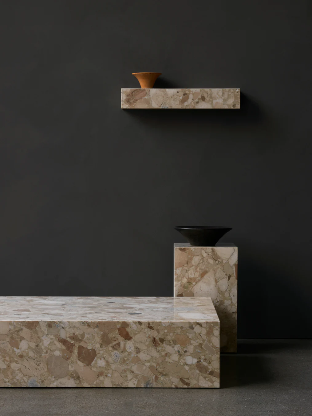 Półka wisząca PLINTH piaskowy kamień - Image 5
