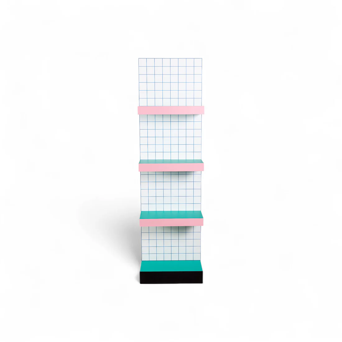Regał SUPERSHELF BLUE GRID biały z różowym i zielonym - Image 3