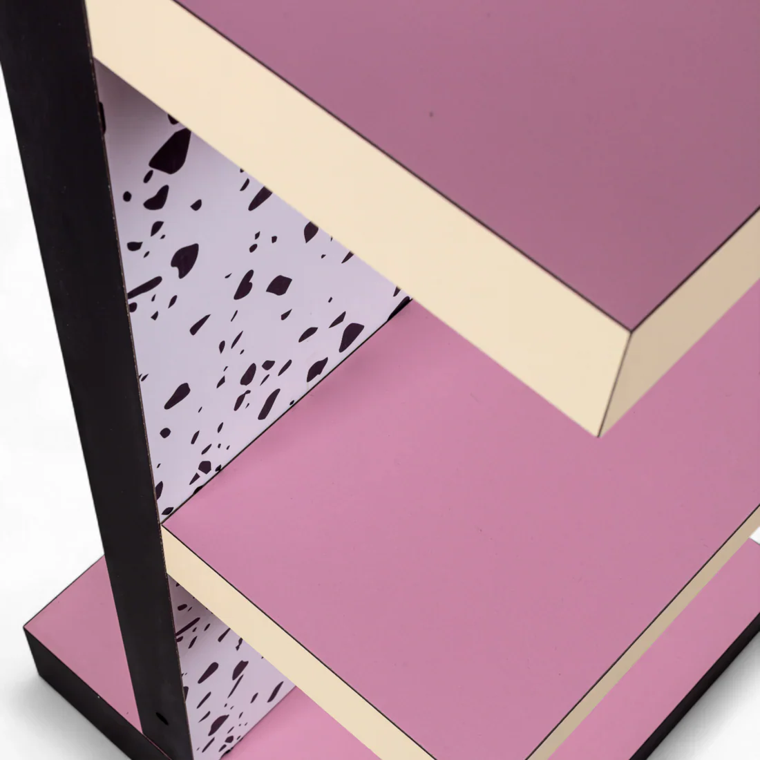 Regał SUPERSHELF TERRAZZO biały z żółtym i różowym - Image 7