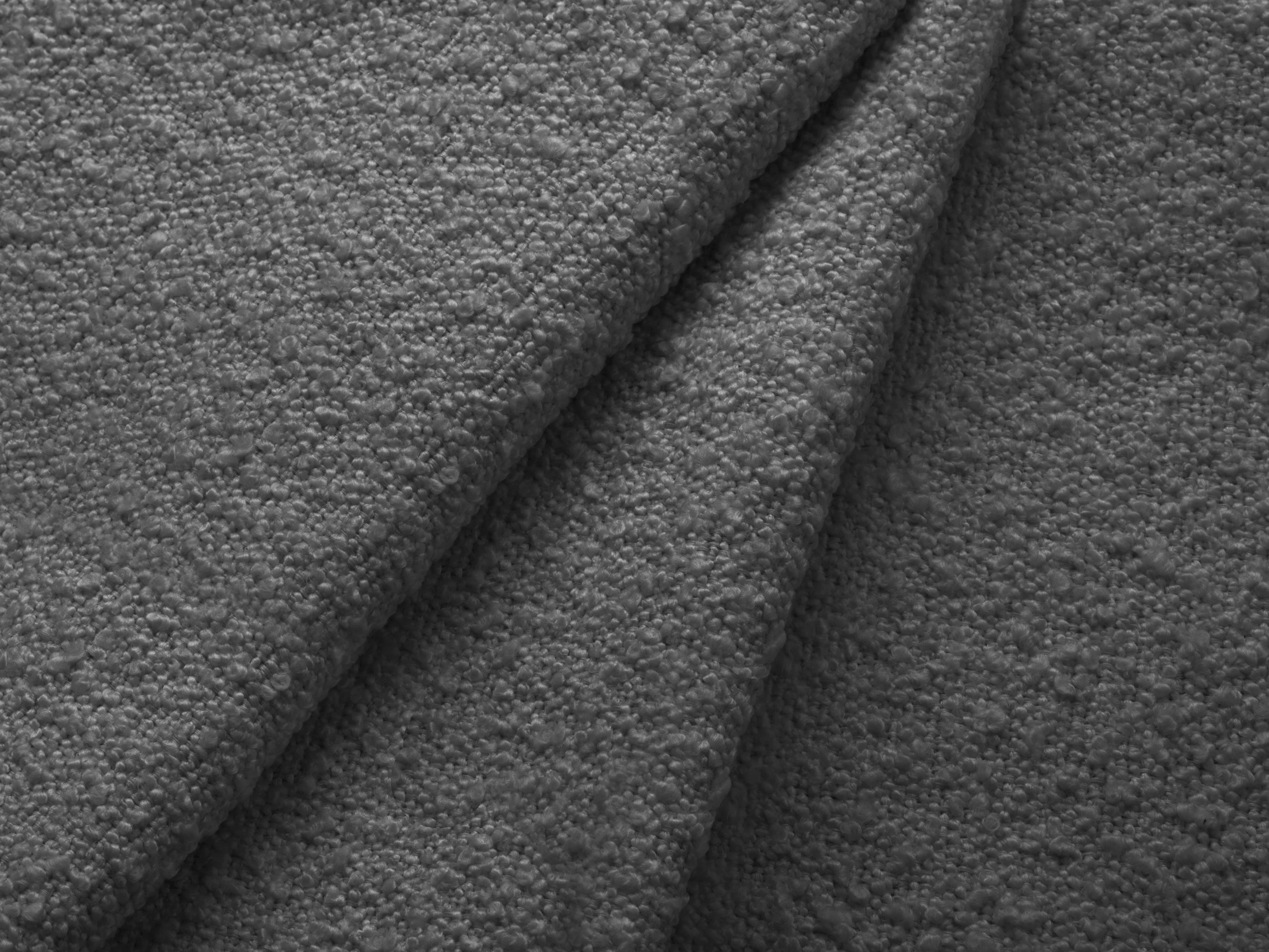 Puf prostokątny KATE ciemnoszary boucle - Image 3