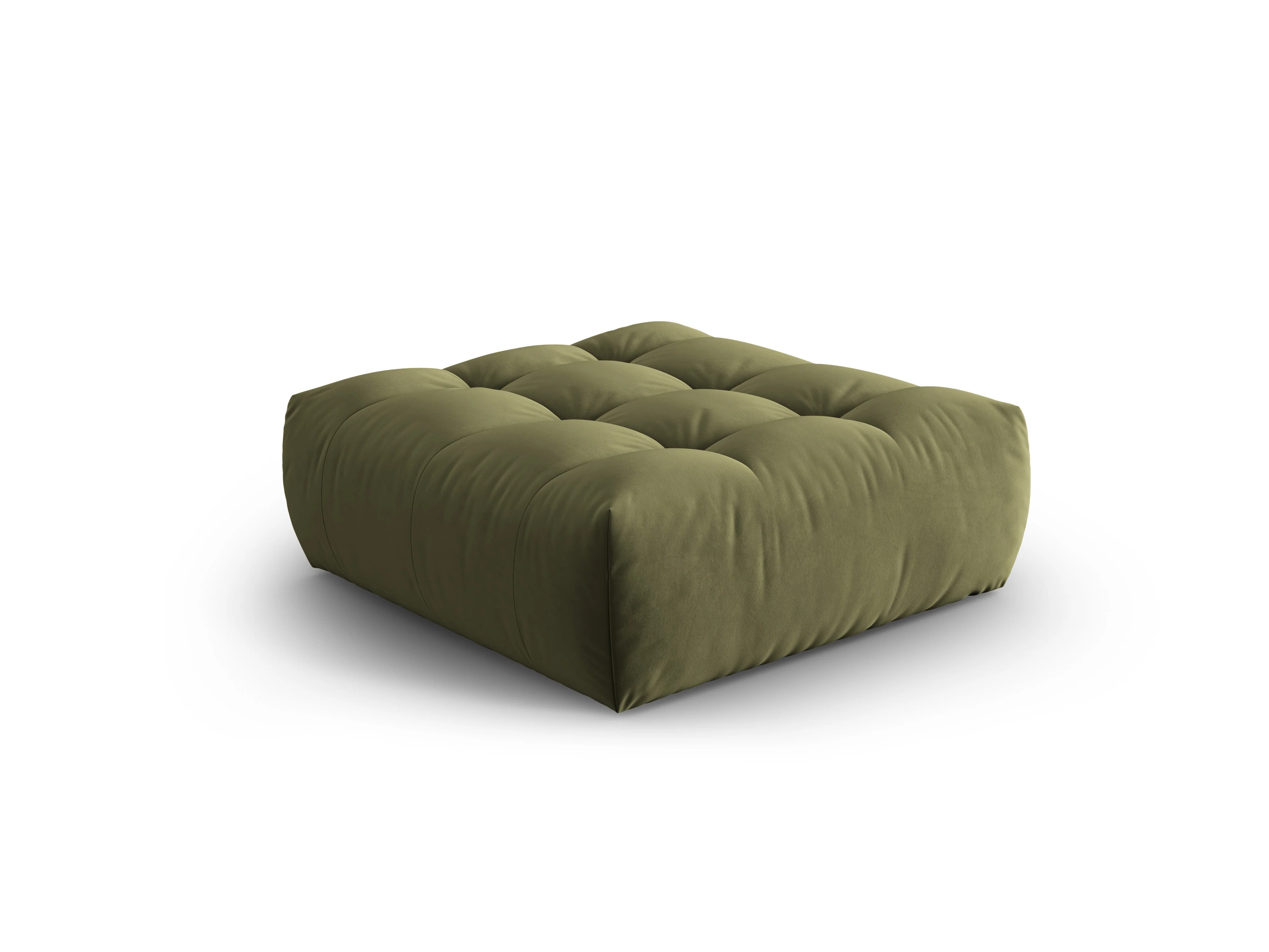 Puf aksamitny BLOOM zielony - Image 3