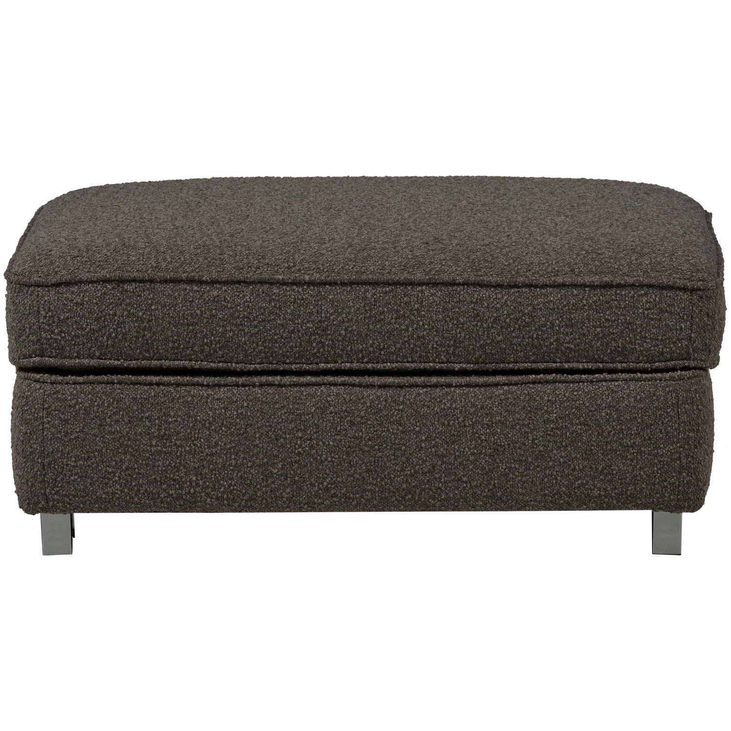 Puf LAZY antracytowy bouclé - Image 2