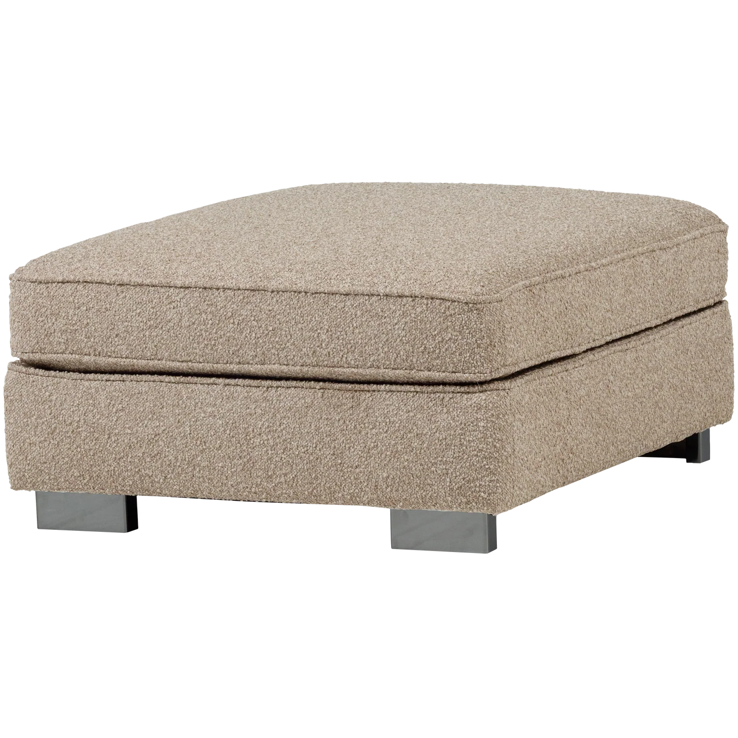 Puf LAZY piaskowy bouclé - Image 3