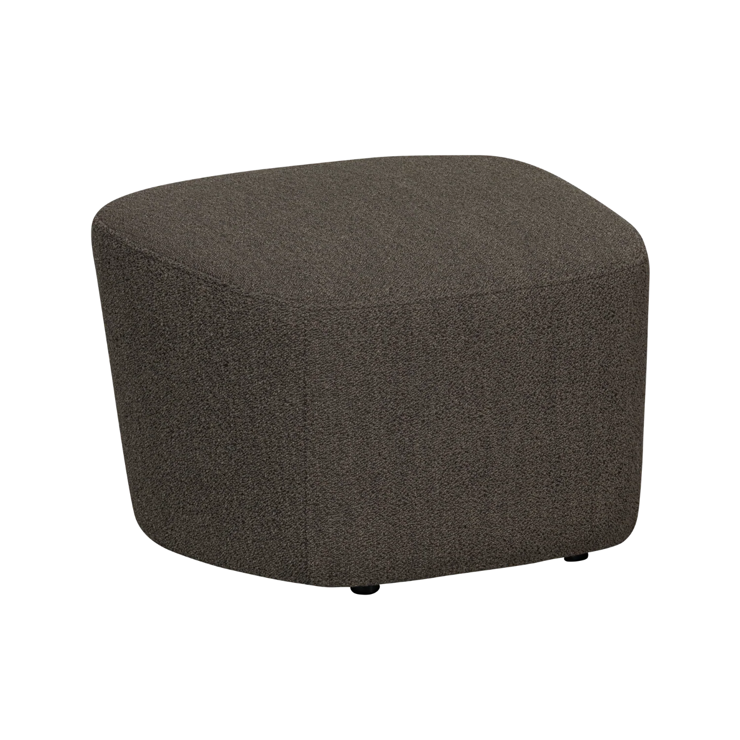 Puf LOFTY brązowy bouclé