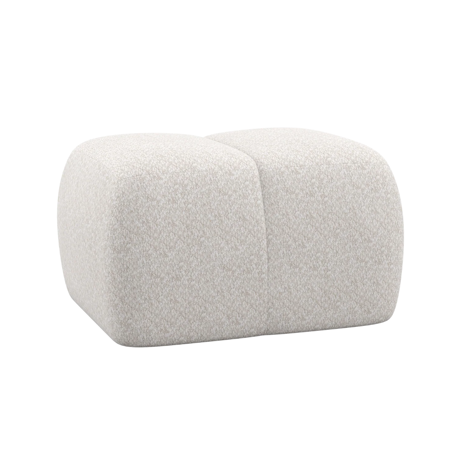 Puf MOJO ecru baranek