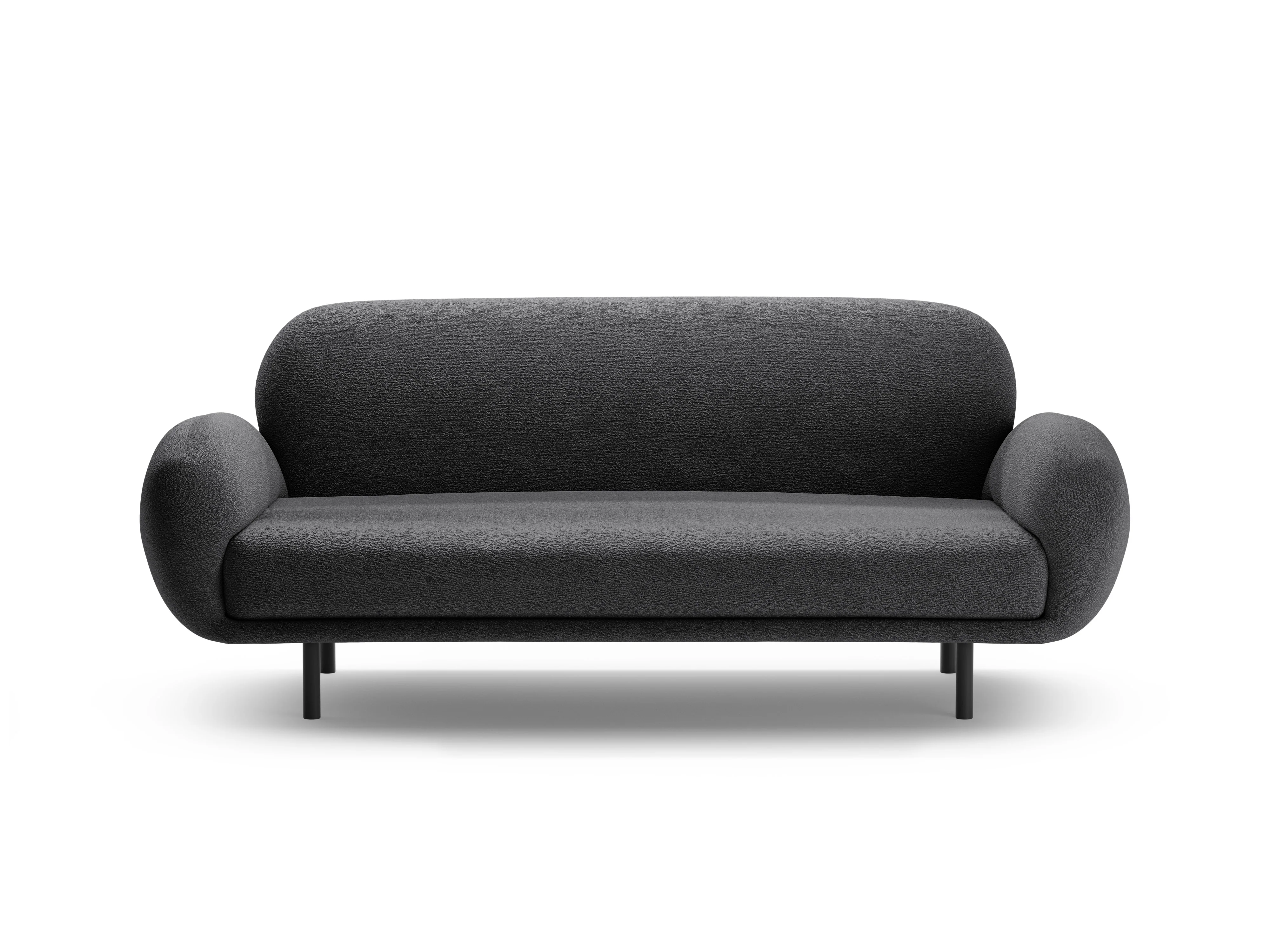 Sofa 2,5-osobowa POPPY ciemnoszary boucle - Image 3