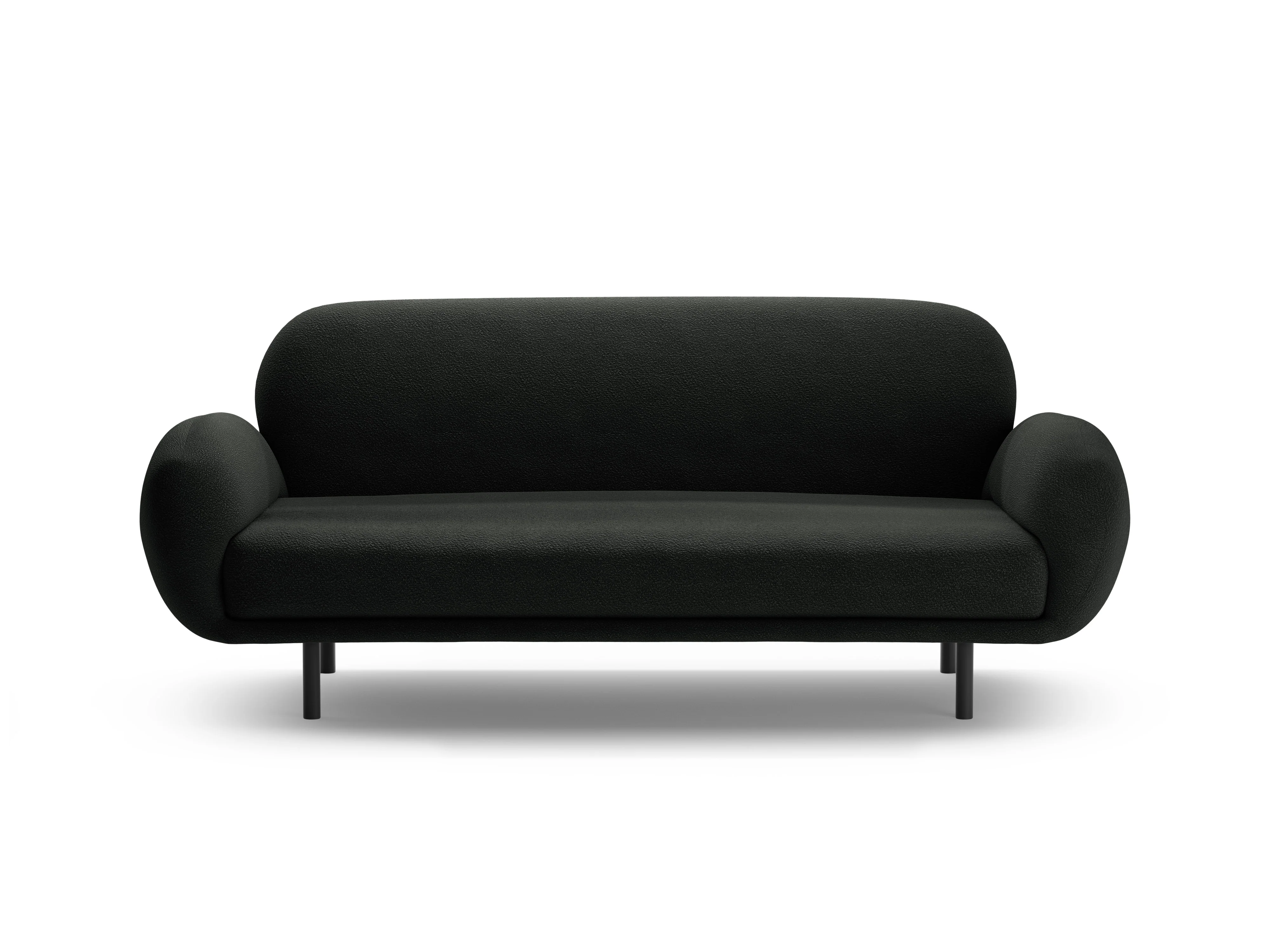 Sofa 2,5-osobowa POPPY czarny boucle - Image 3