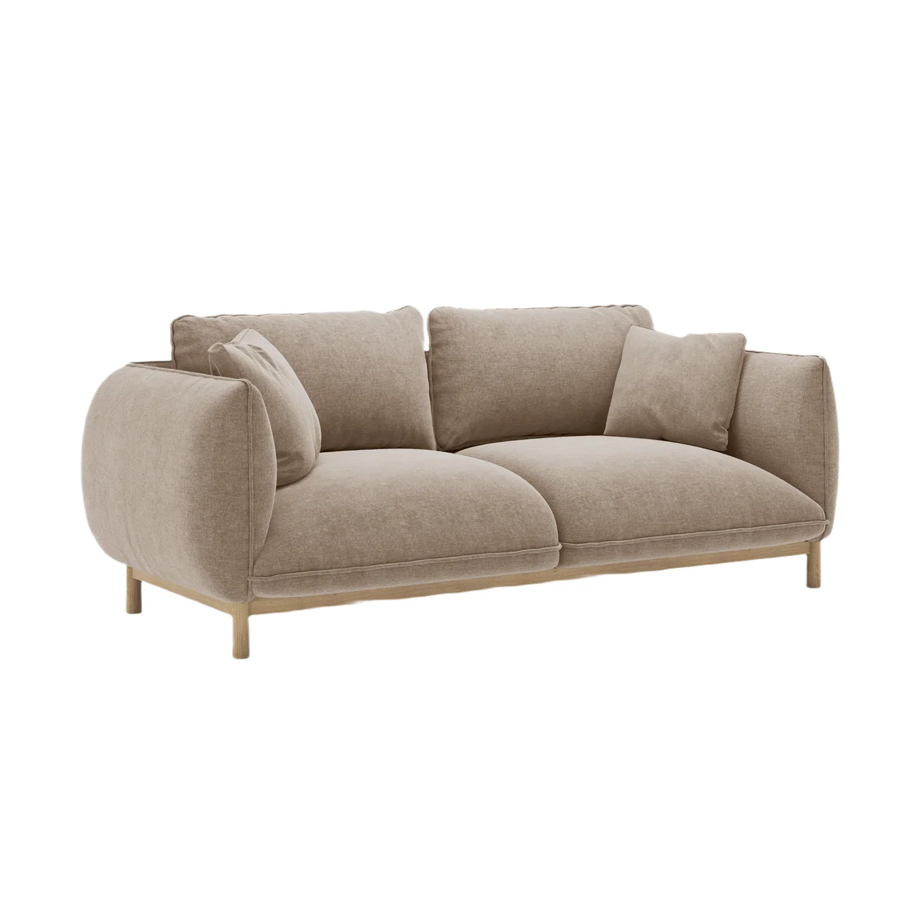 Sofa 2-osobowa ADA piaskowy szenil