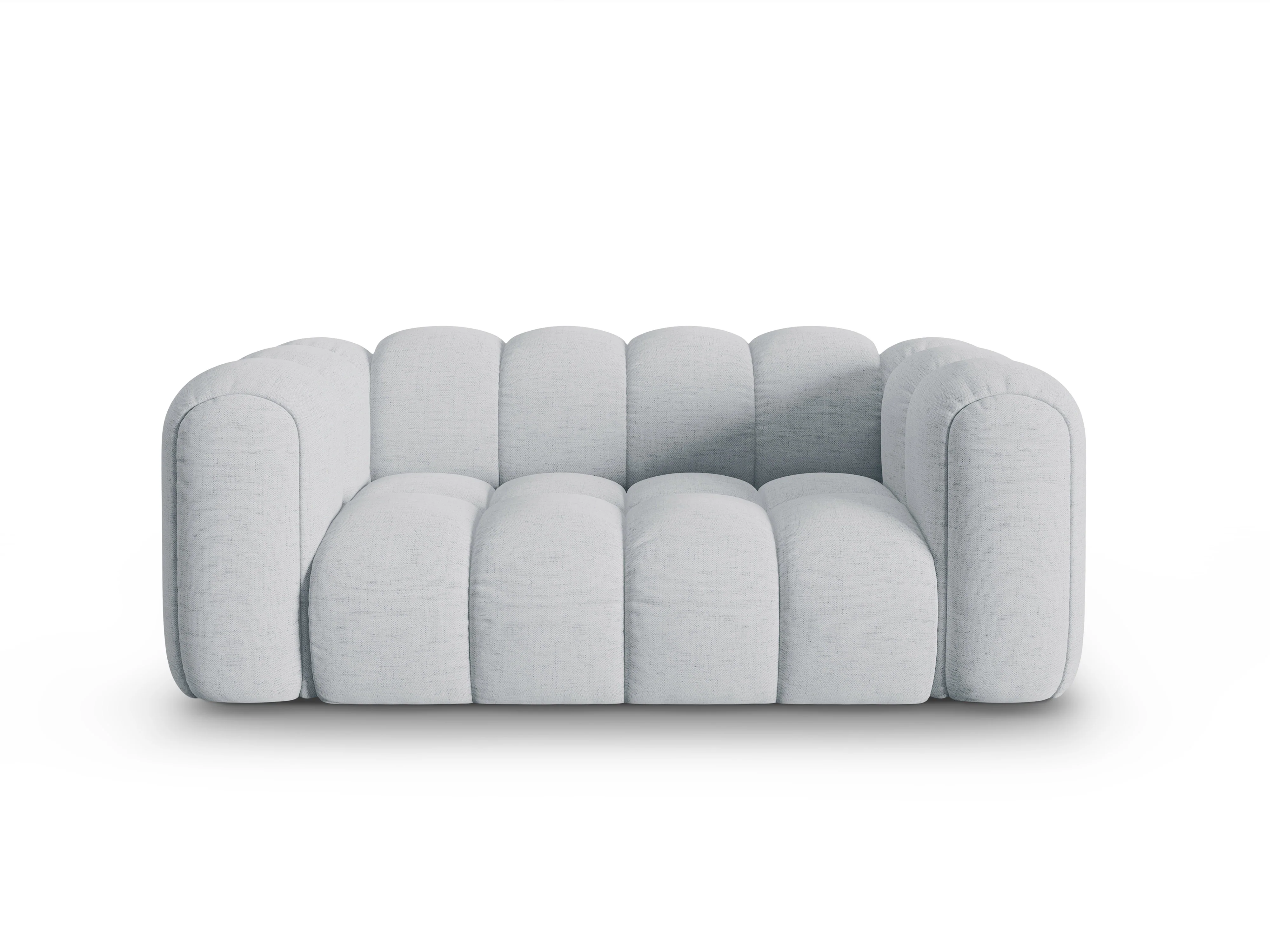 Sofa 2-osobowa ASTRO jasnoszary szenil - Image 3