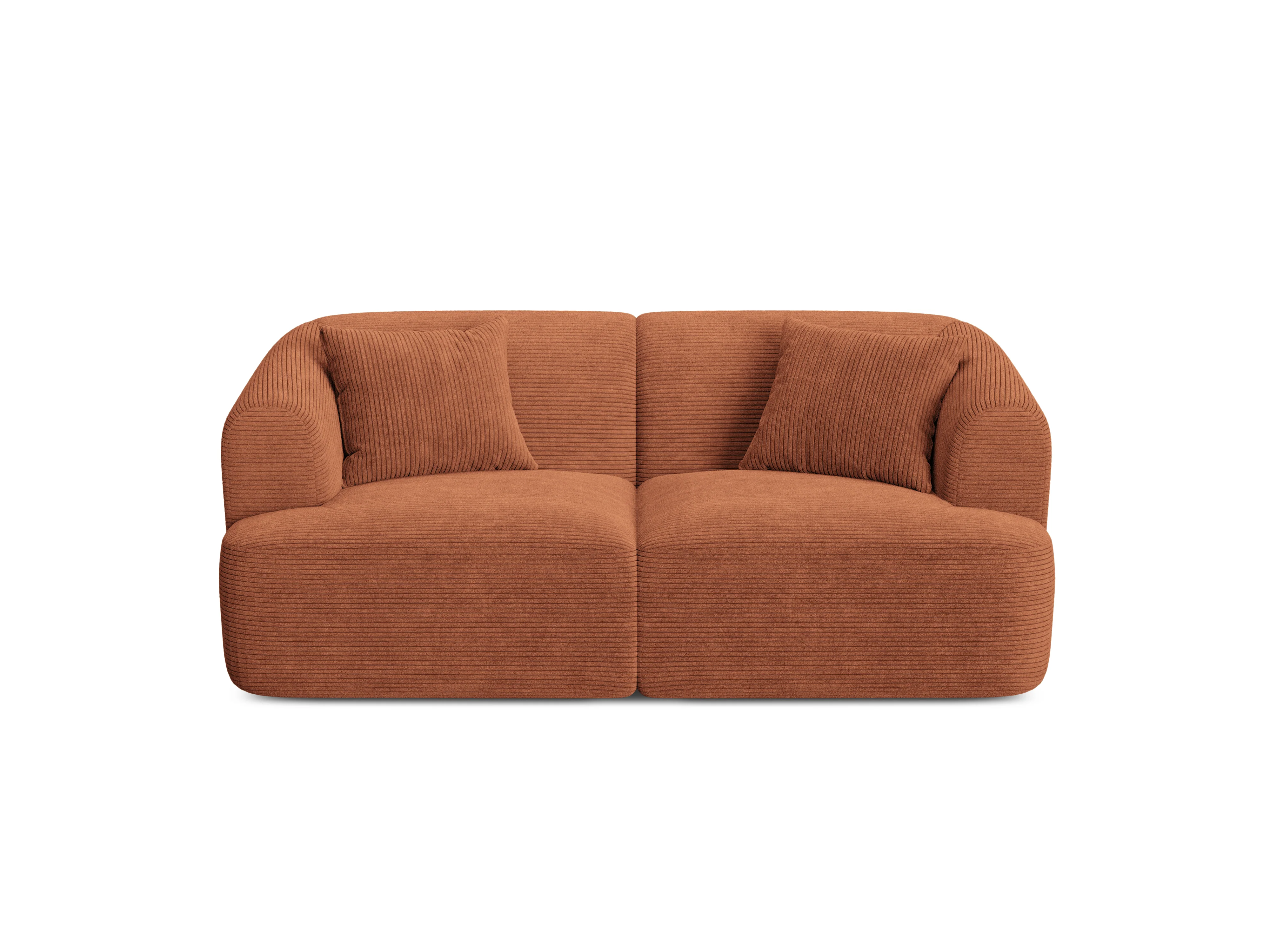 Sofa 2-osobowa CAMPI ceglany sztruks - Image 3