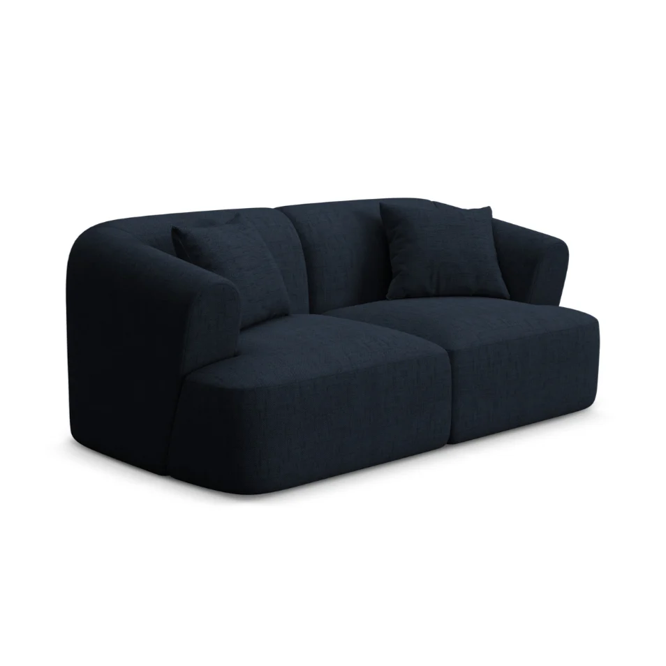 Sofa 2-osobowa CAMPI niebieski szenil