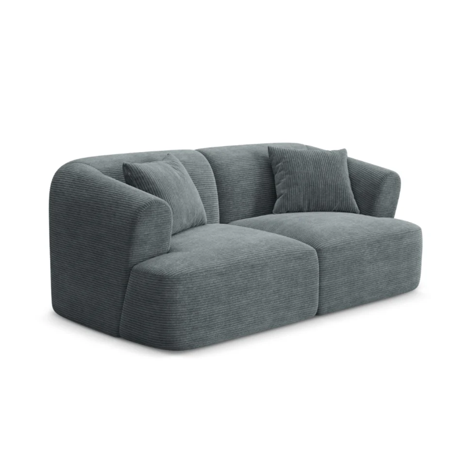 Sofa 2-osobowa CAMPI szary sztruks