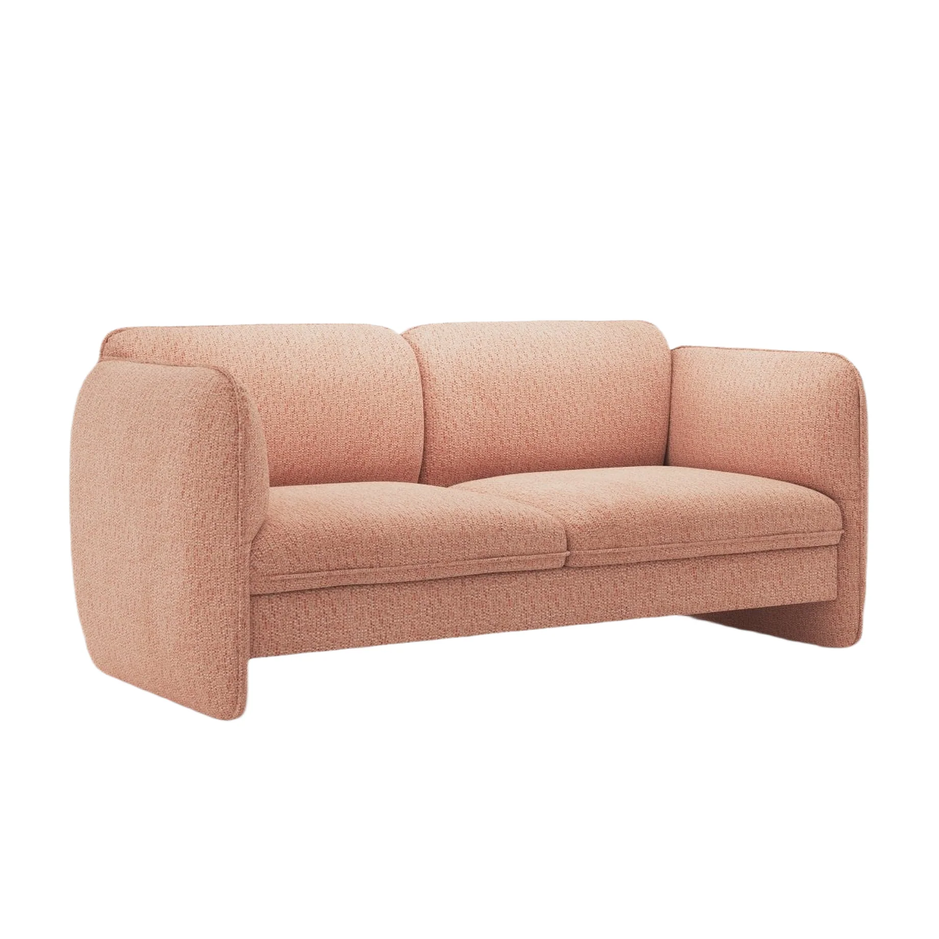 Sofa 2-osobowa GEORGIA różowy szenil