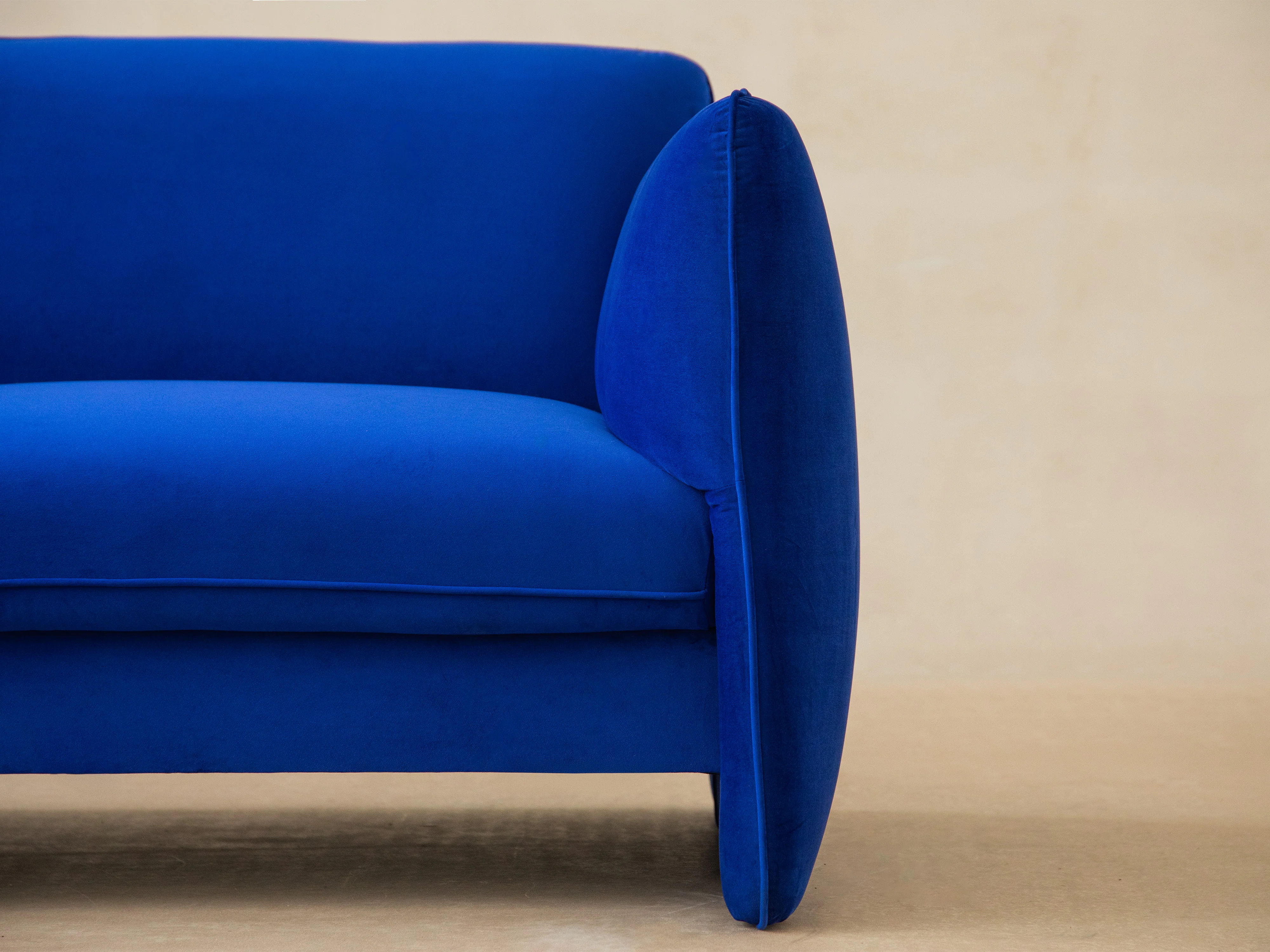 Sofa aksamitna 2-osobowa GEORGIA kasztanowy - Image 15
