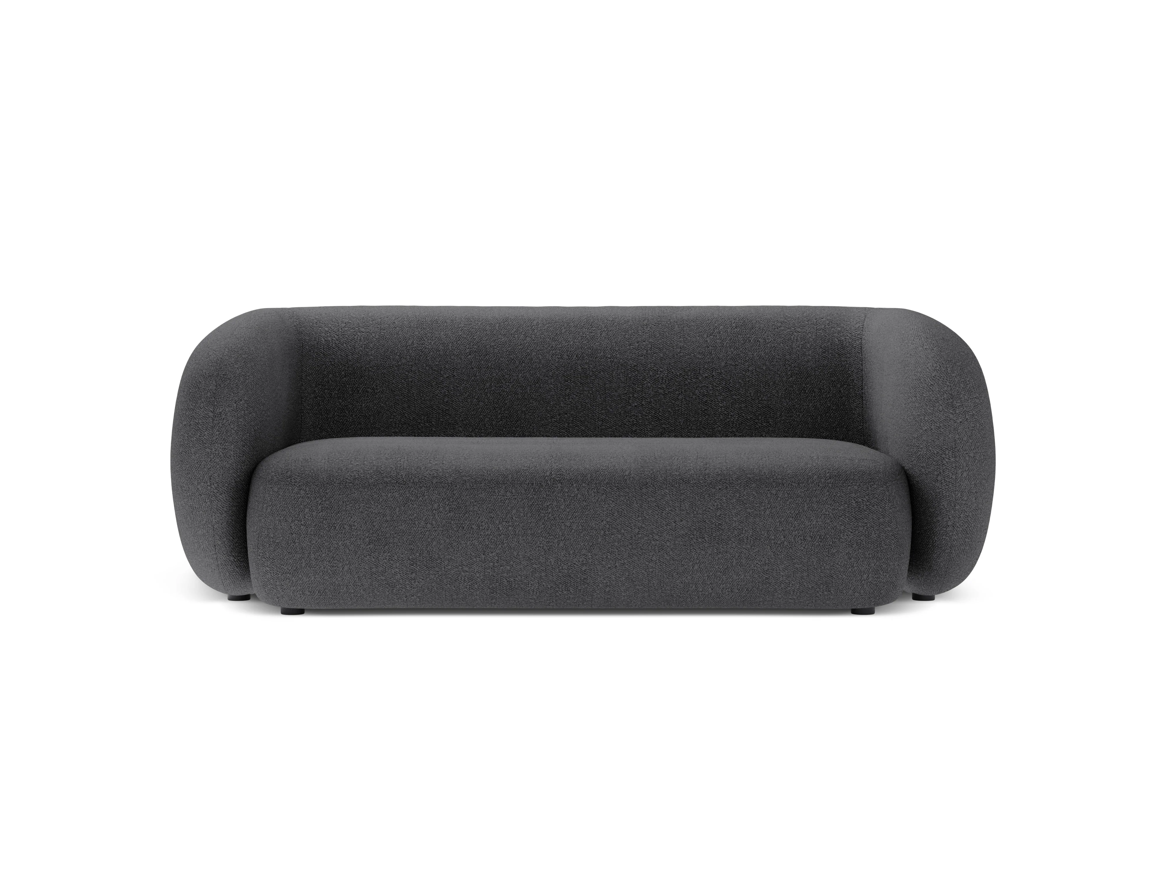 Sofa 2-osobowa KATE ciemnoszary boucle