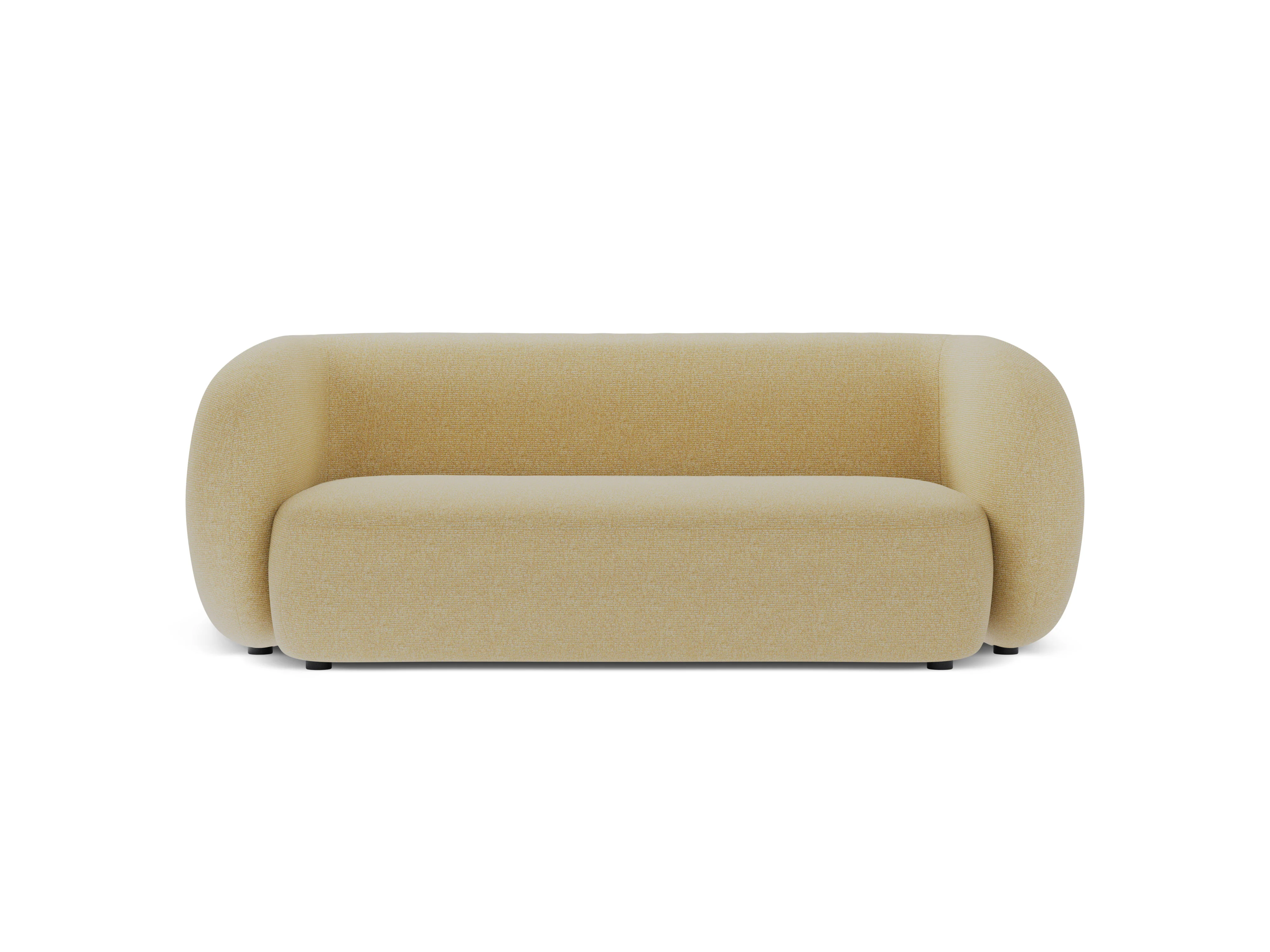 Sofa 2-osobowa KATE żółty melanż