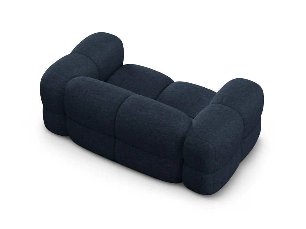 Sofa 2-osobowa aksamitna LORETTO niebieski - Image 5