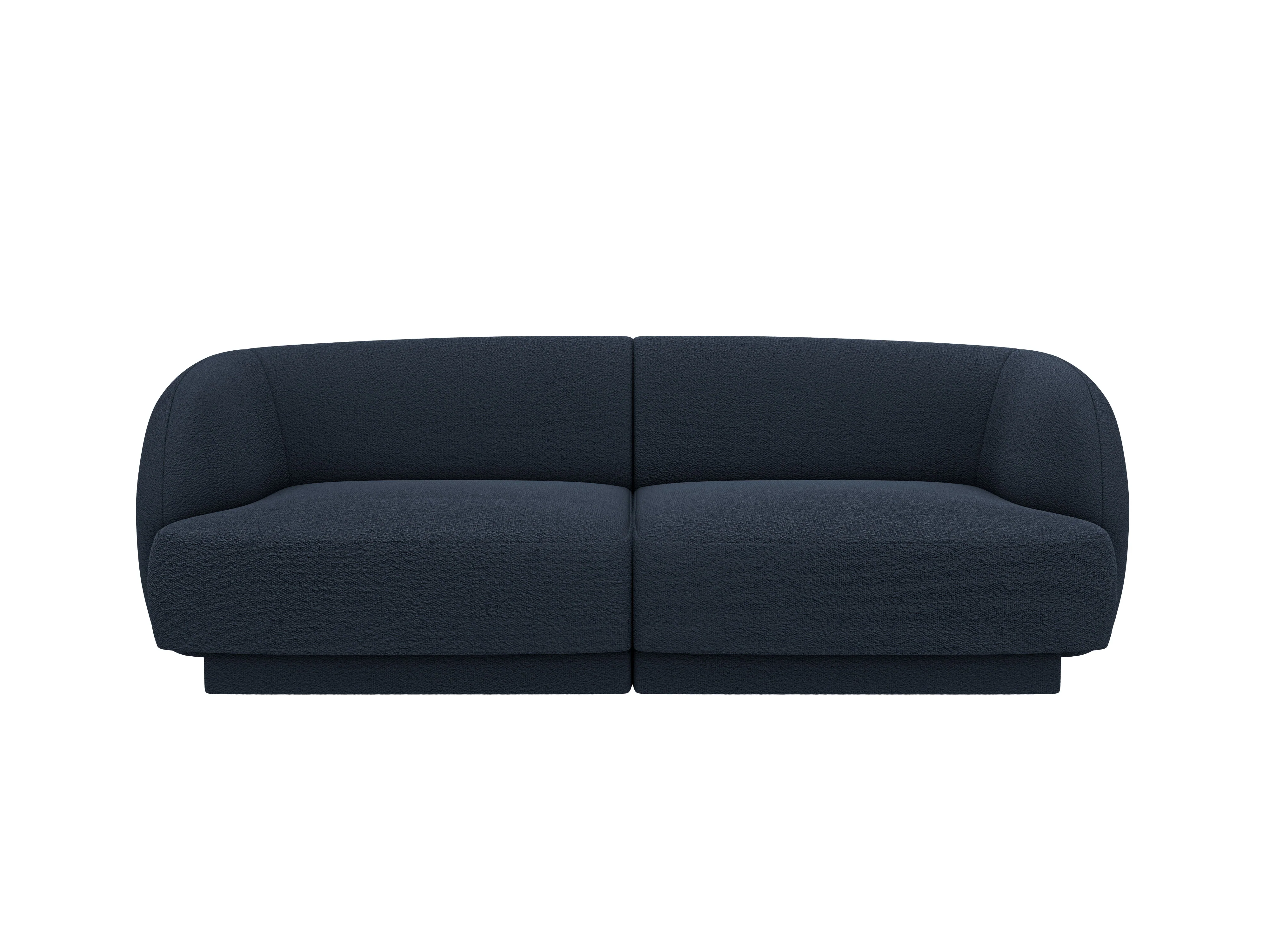 Sofa 2-osobowa MILEY ciemnoniebieski boucle - Image 2