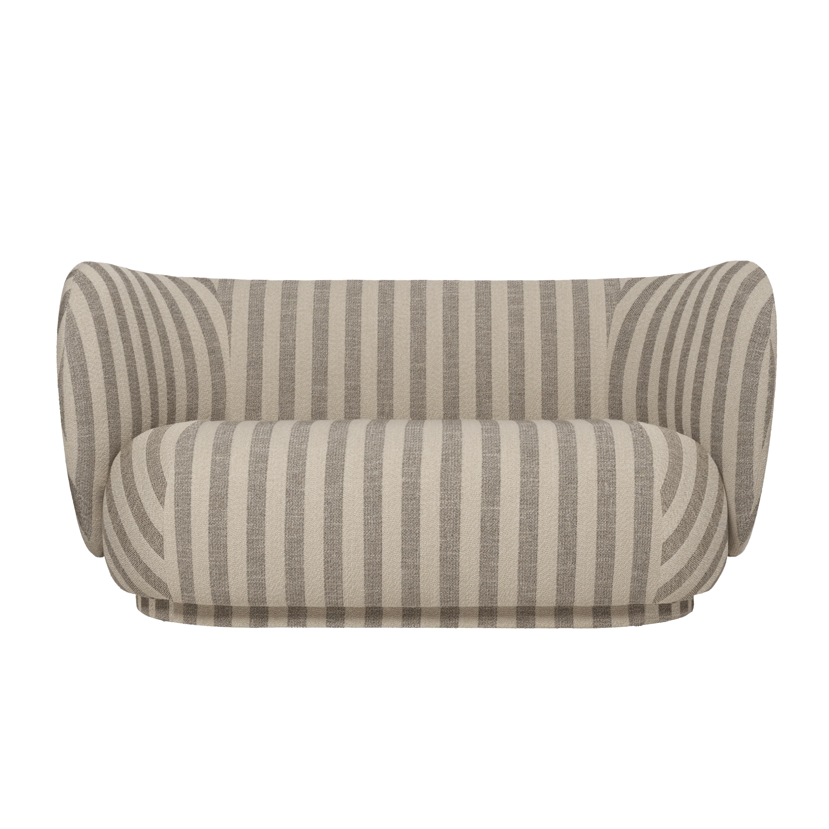Sofa 2-osobowa RICO Louisiana piaskowy ze złamanym białym