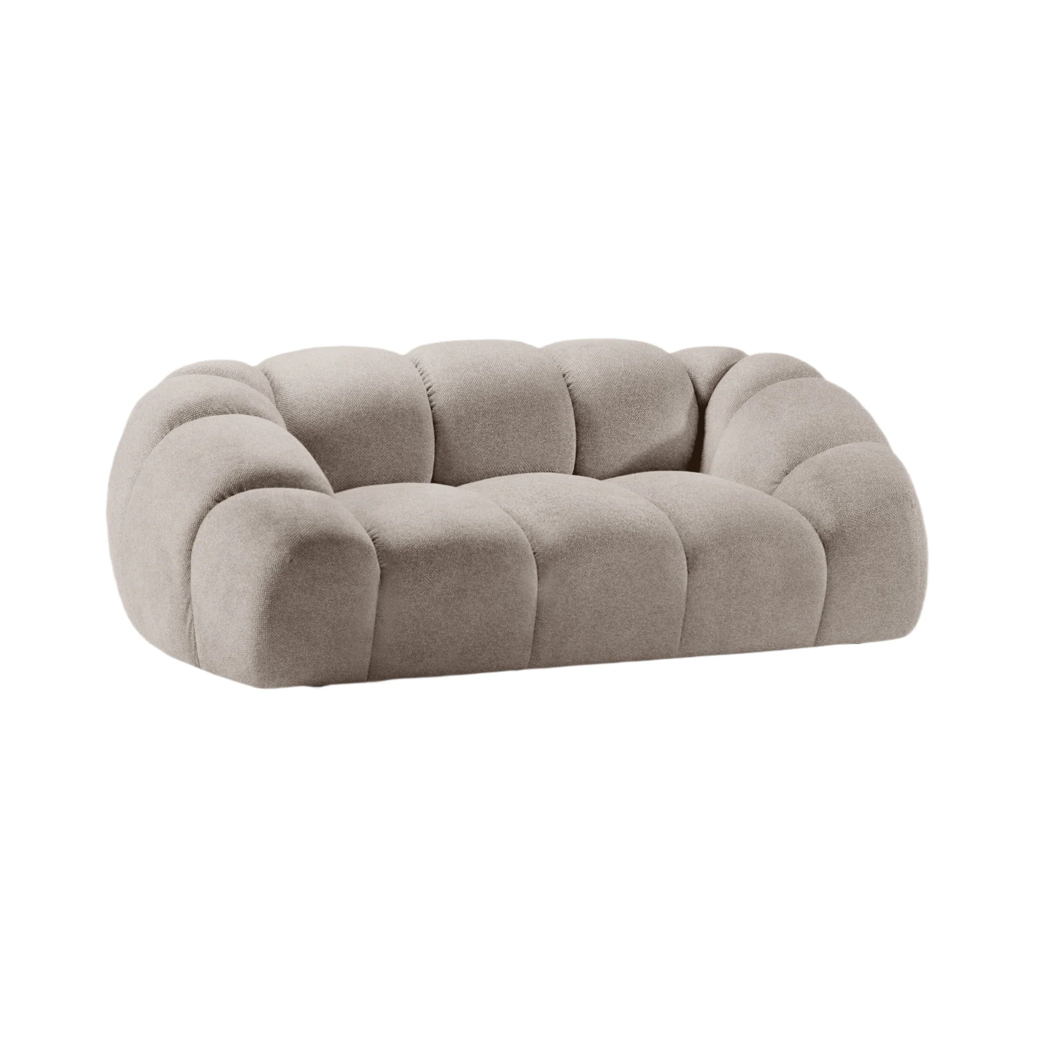 Sofa 2-osobowa DIANA ciemnobeżowy szenil