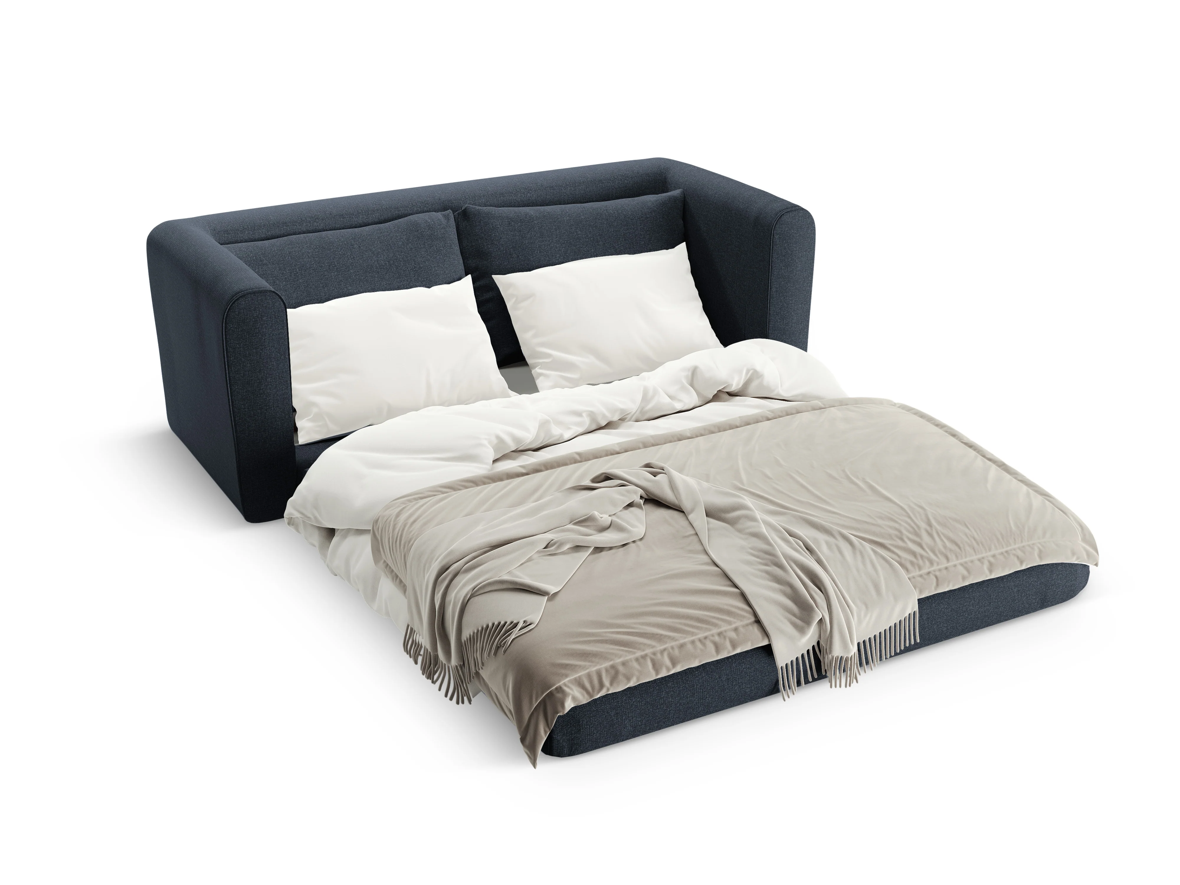 Sofa 2-osobowa z funkcją spania LIDO ciemny niebieski - Image 3