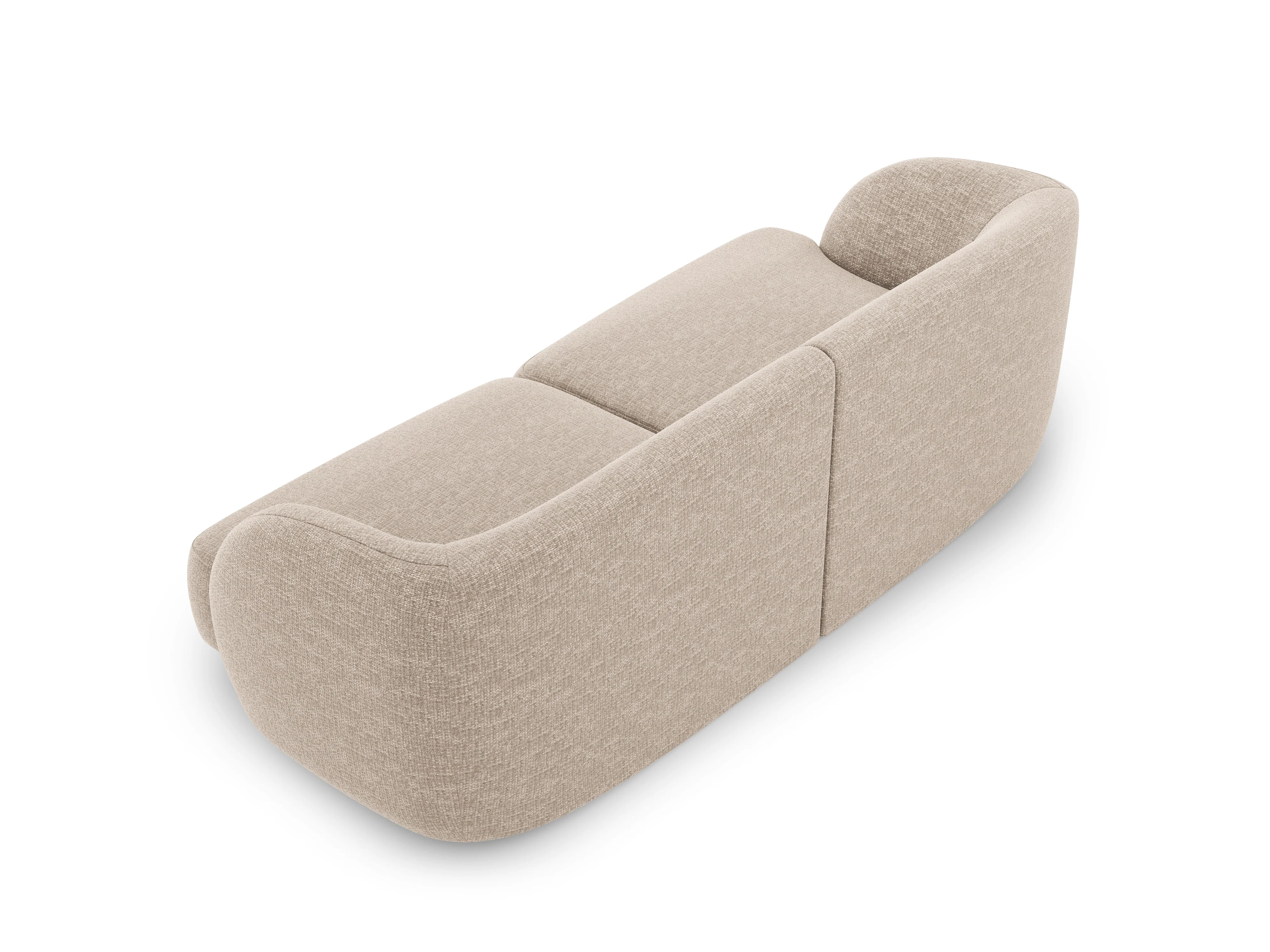 Sofa 2-osobowa MILEY beżowy szenil - Image 3