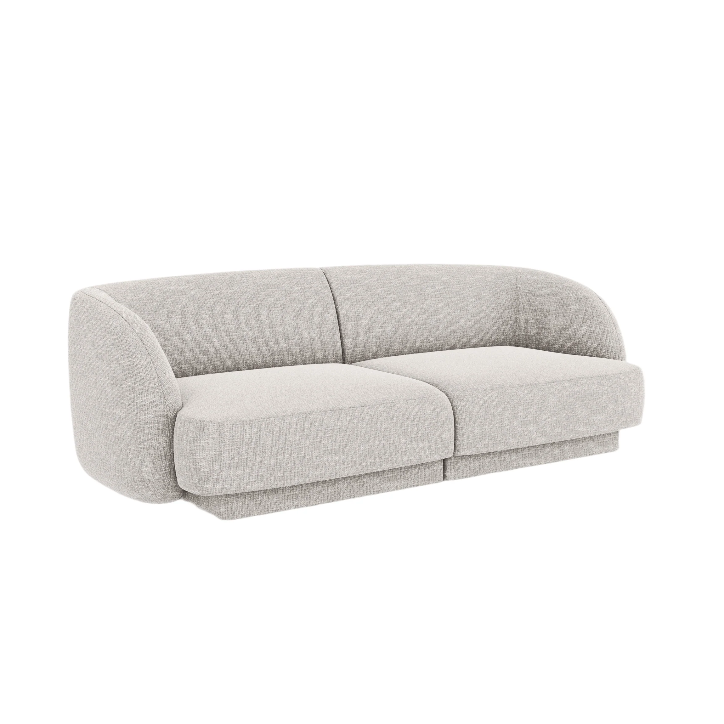 Sofa 2-osobowa MILEY szary szenil