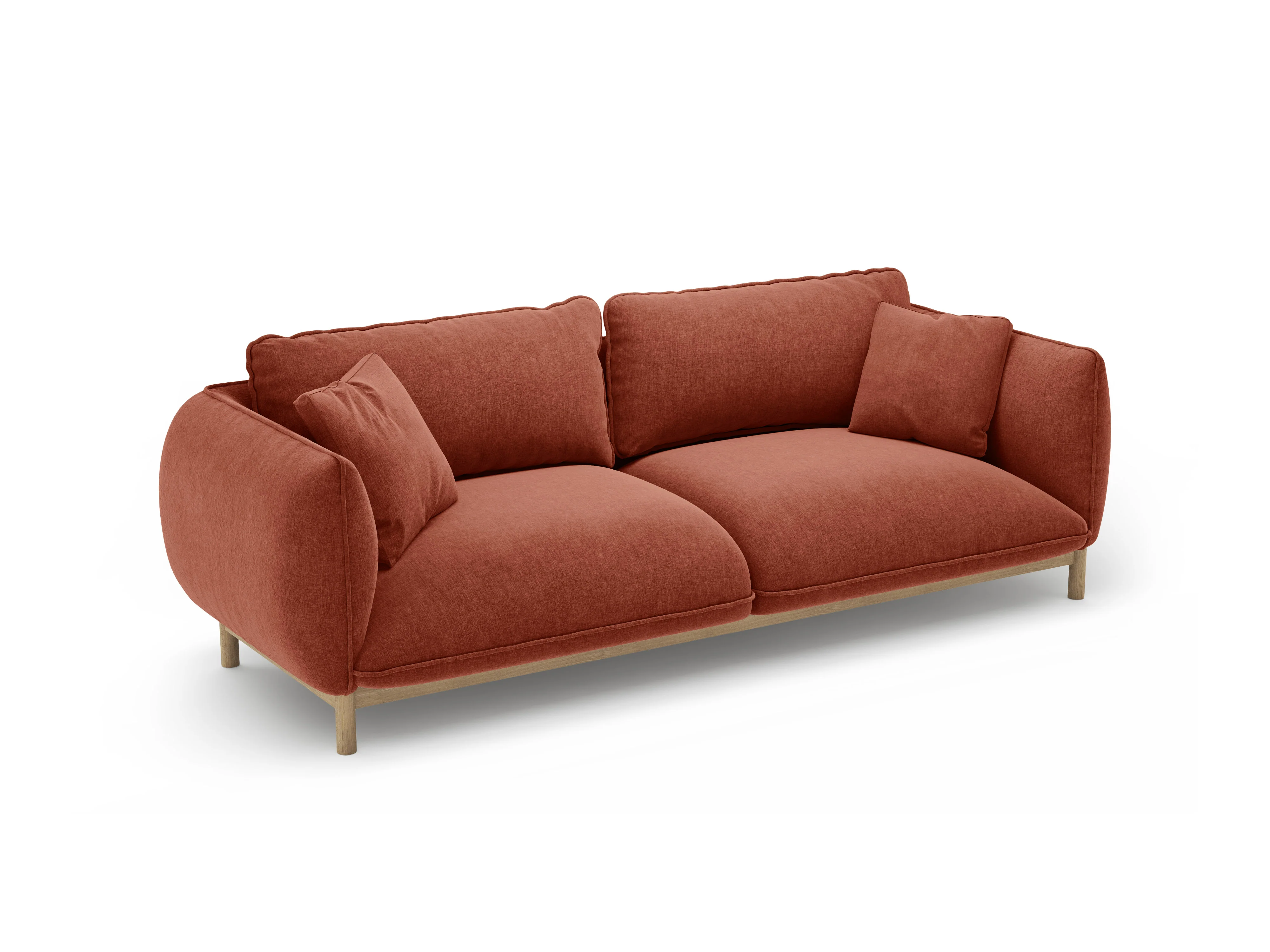 Sofa 3-osobowa ADA kasztanowy szenil - Image 4
