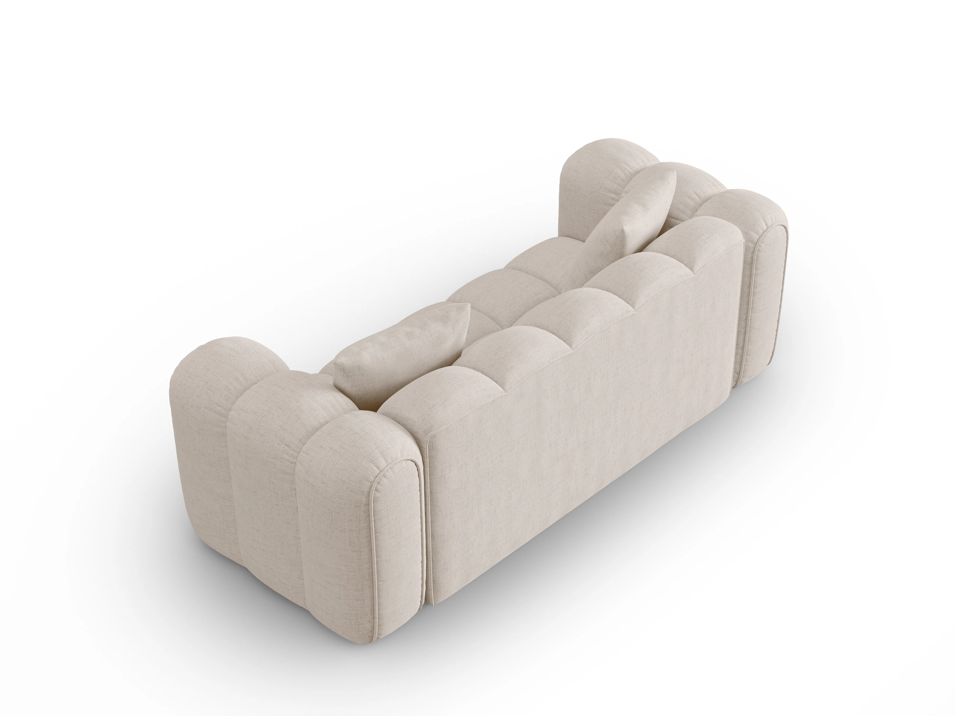 Sofa 3-osobowa ASTRO beżowy szenil - Image 3